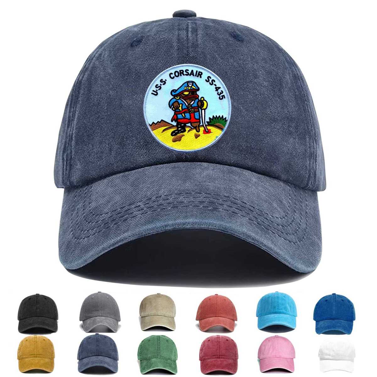 Ss 435 Uss Corsair Embroidered Hat - Custom Hat