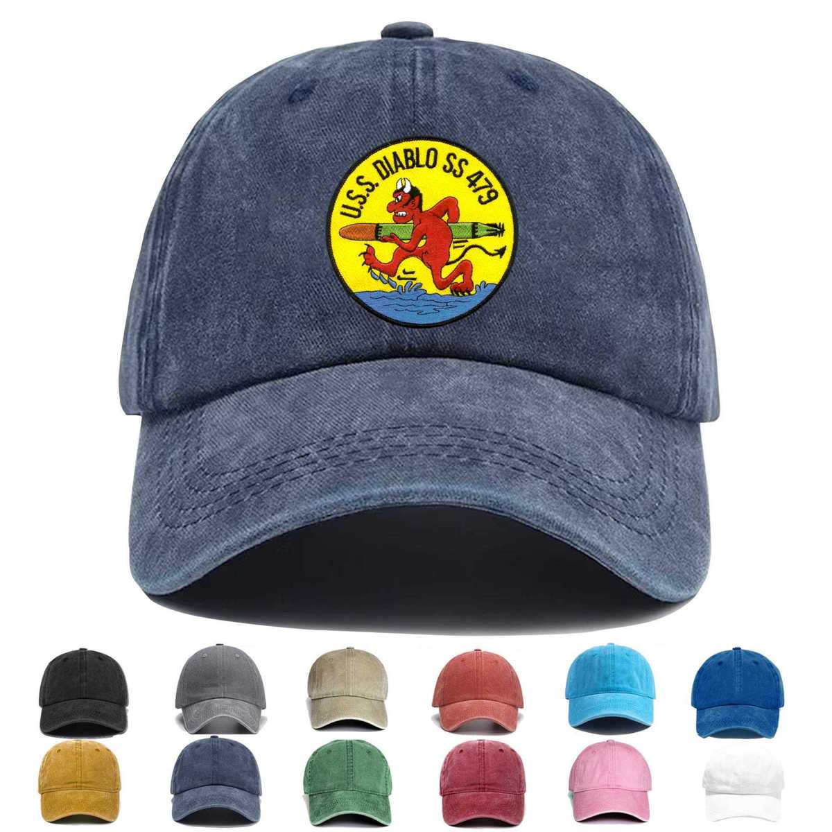 Ss 479 Uss Diablo Embroidered Hat - Custom Hat