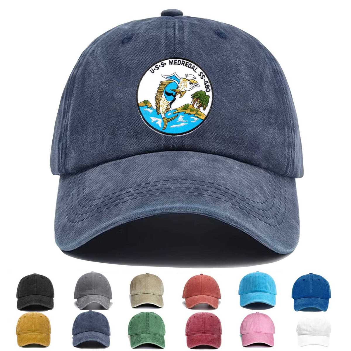 Ss 480 Uss Medregal Embroidered Hat - Custom Hat