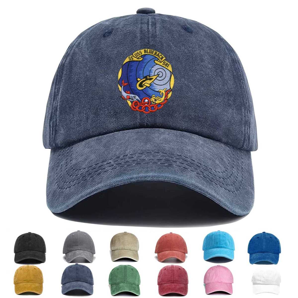 Ss 581 Uss Blueback Embroidered Hat - Custom Hat