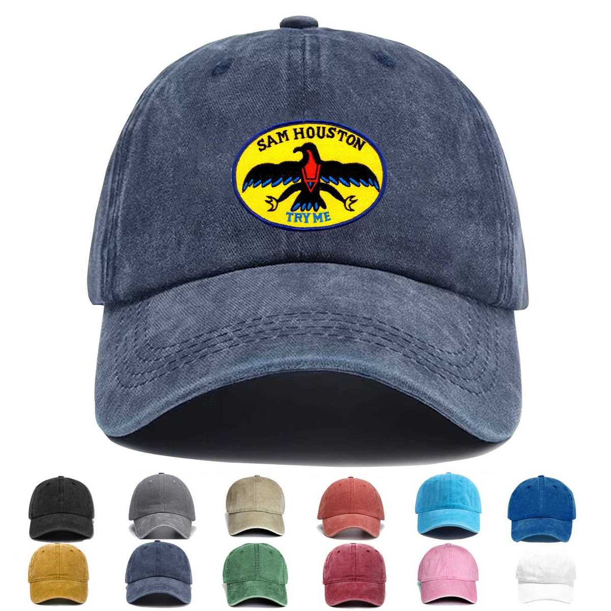 Ssbn 609 Uss Sam Houston Embroidered Hat - Custom Hat
