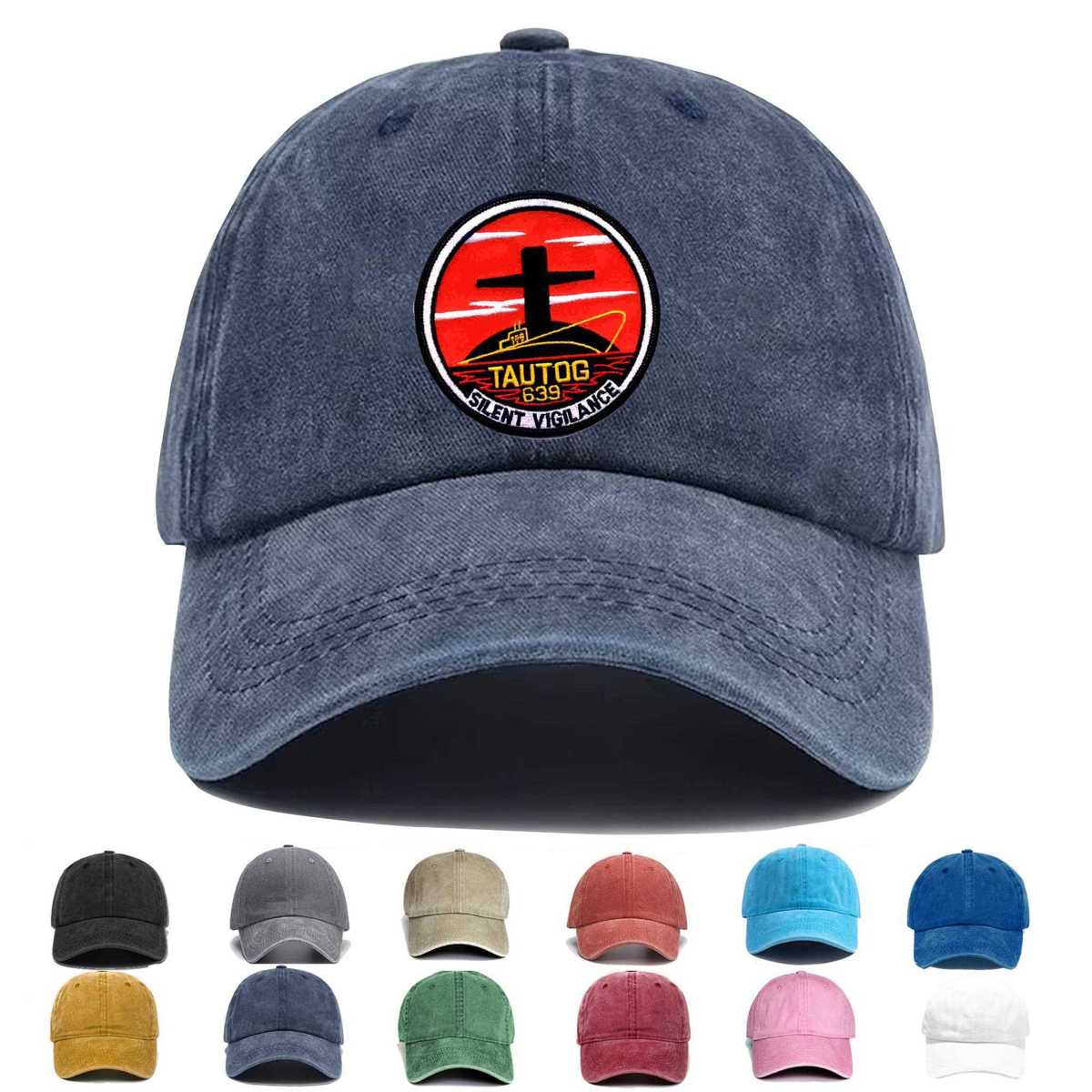 Ssn 639 Uss Tautog Embroidered Hat - Custom Hat