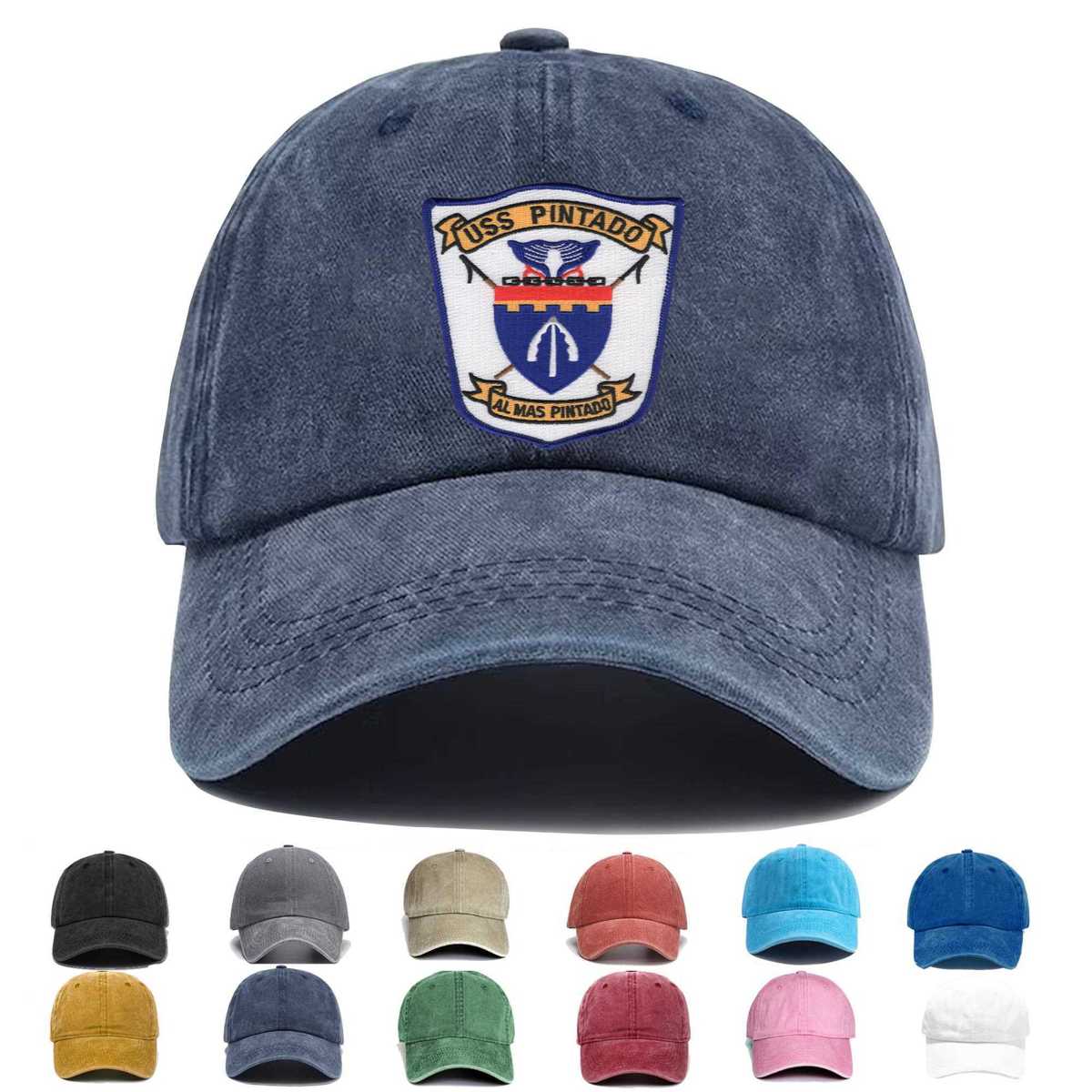 Ssn 672 Uss Pintado Embroidered Hat - Custom Hat