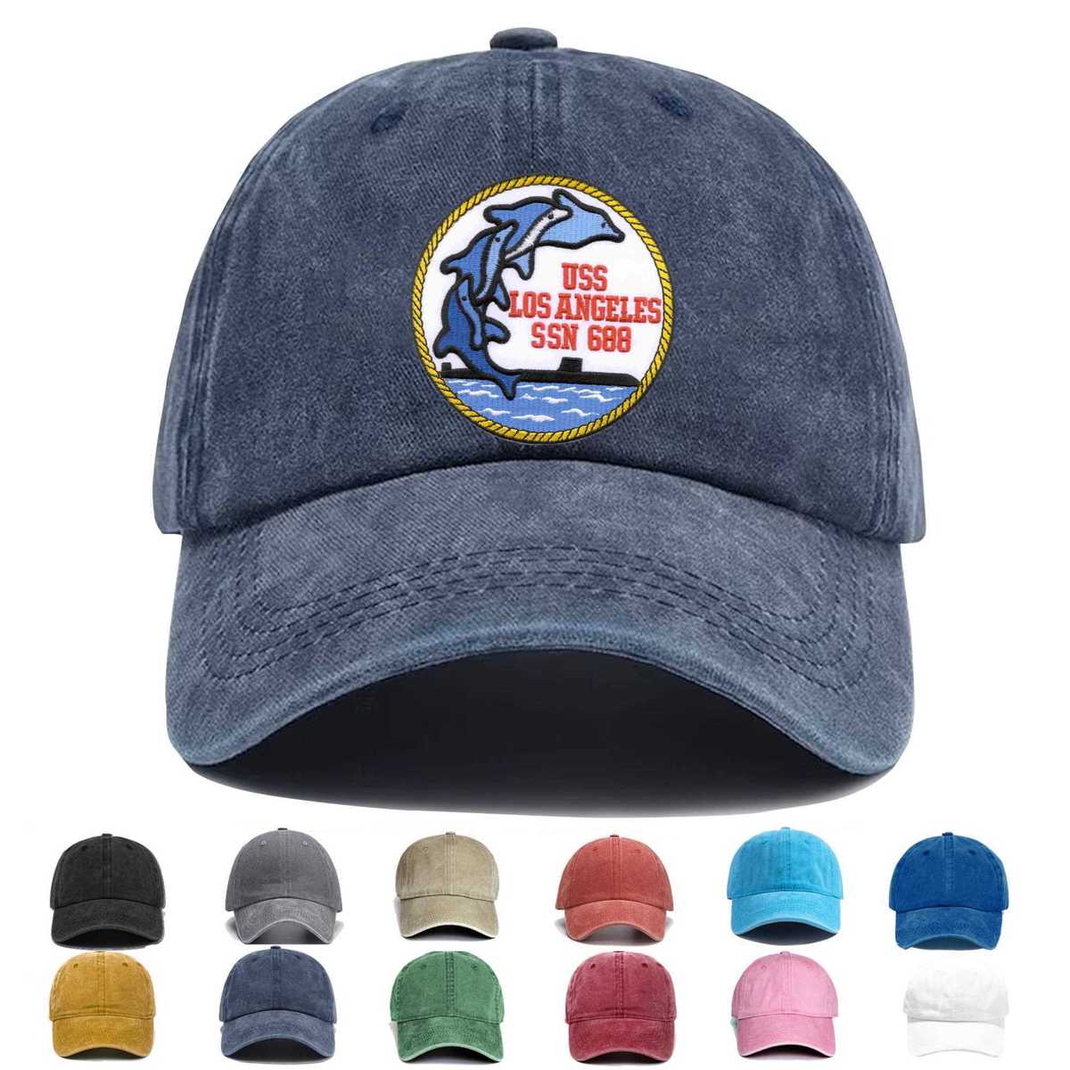 Ssn 688a Los Angeles Embroidered Hat - Custom Hat