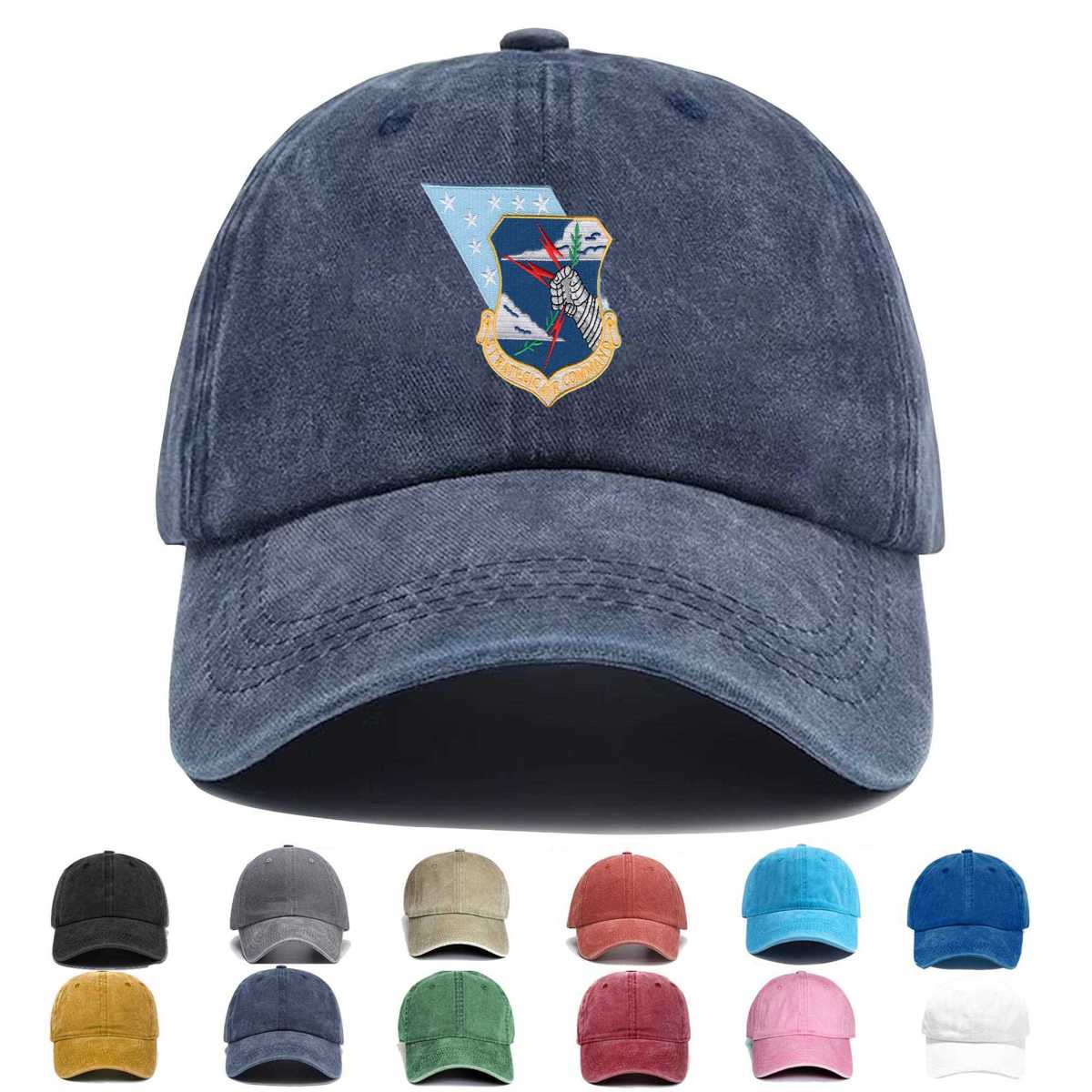Strategic Air Command Banner Embroidered Hat - Custom Hat