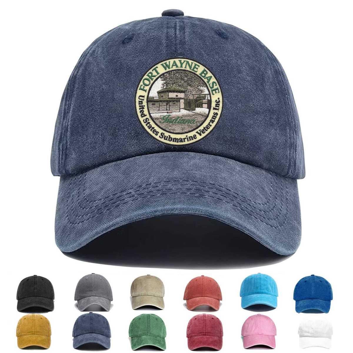 Submarine Fort Wayne Base Embroidered Hat - Custom Hat