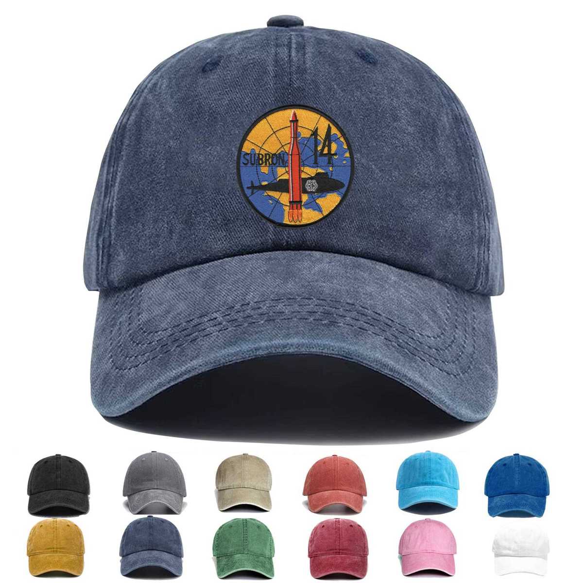 Submarine Squadron 14 Embroidered Hat - Custom Hat