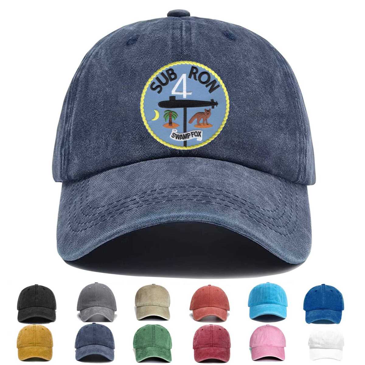 Submarine Squadron 4 Embroidered Hat - Custom Hat
