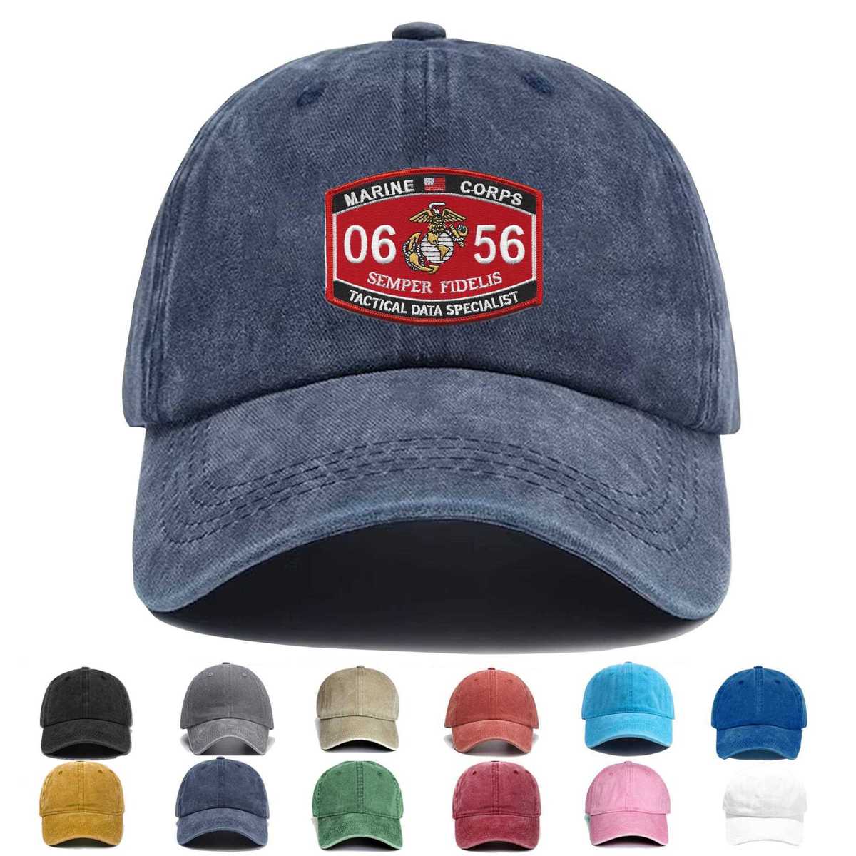 Tactical Data Specialist Mos 0656 Embroidered Hat - Custom Hat
