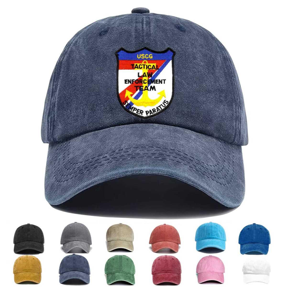 Tactical Law Enforcement Team Semper Paratus Embroidered Hat - Custom Hat