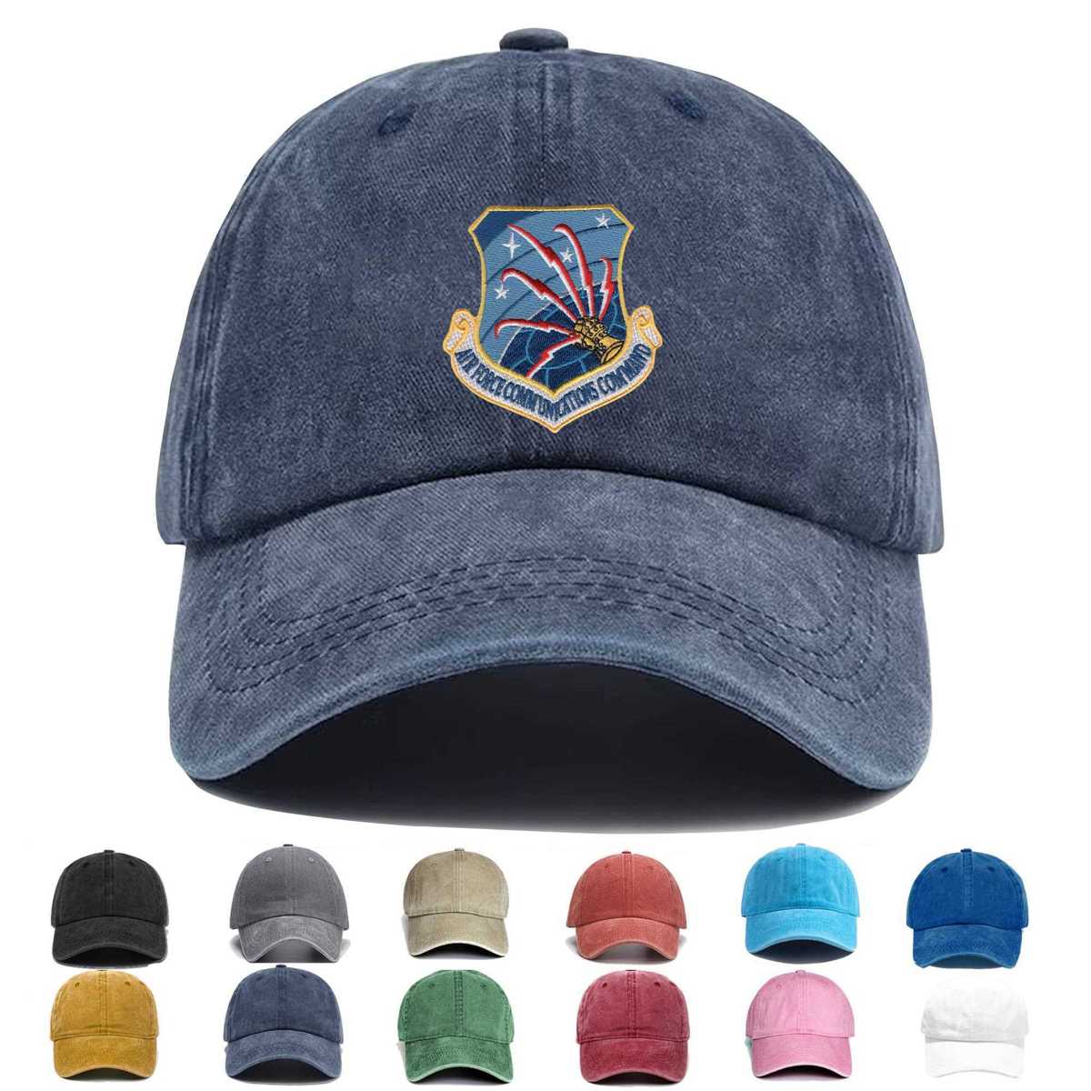 Us Air Force Communications Command Embroidered Hat - Custom Hat