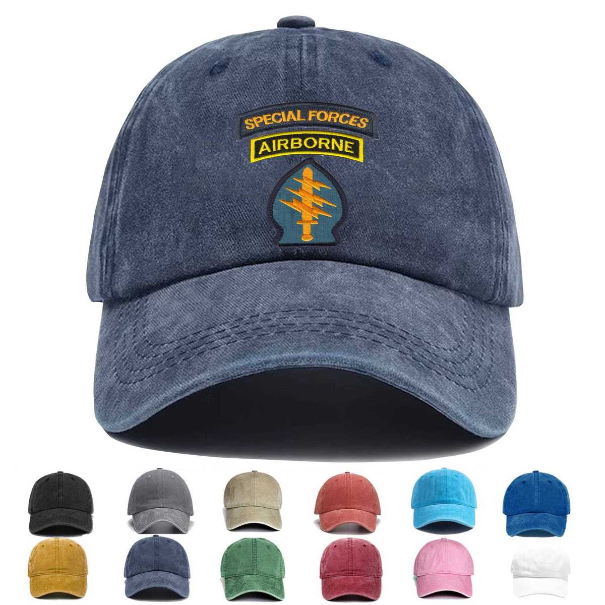 Us Army Special Forces Ssi Special Forces Tab Embroidered Hat - Custom Hat