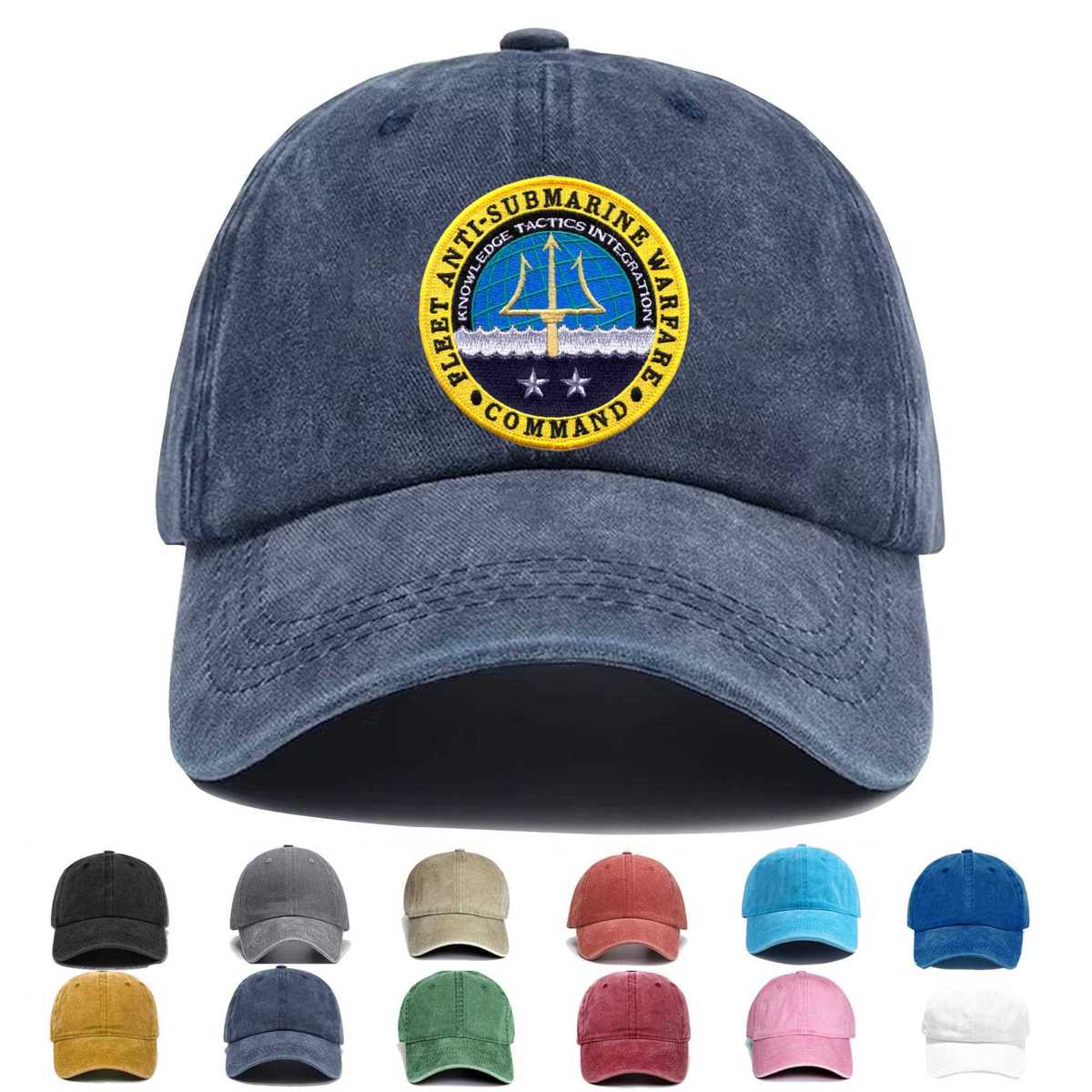Us Fleet Anti Submarine Warfare Command Embroidered Hat - Custom Hat