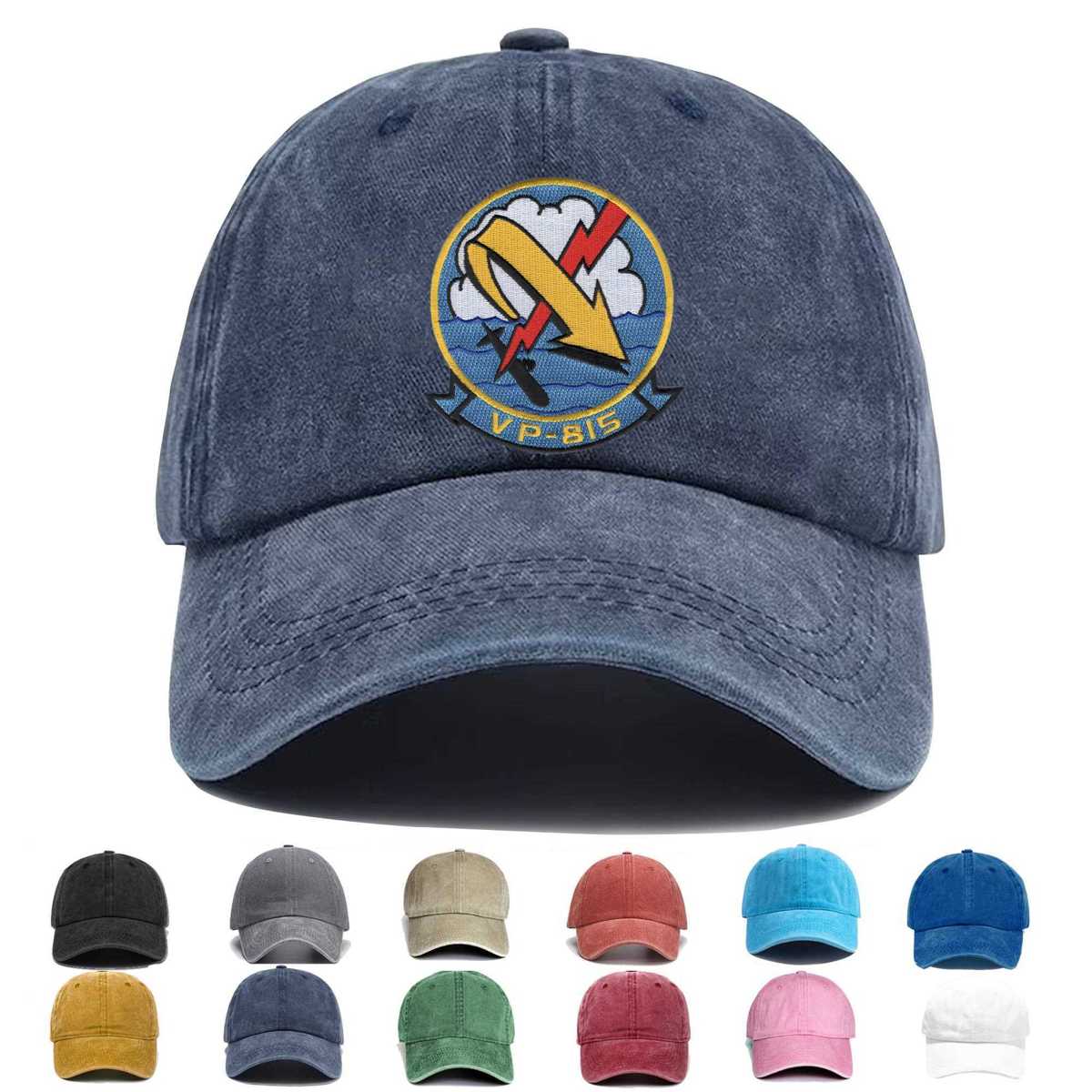 Us Naval Squadron Patrol Vp 815 Embroidered Hat - Custom Hat