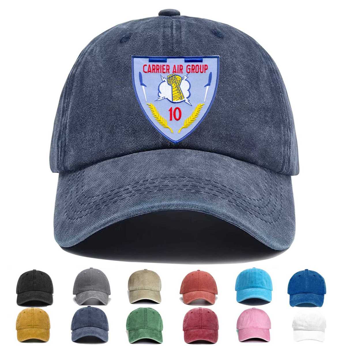 Us Navy Carrier Air Group Ten Embroidered Hat - Custom Hat