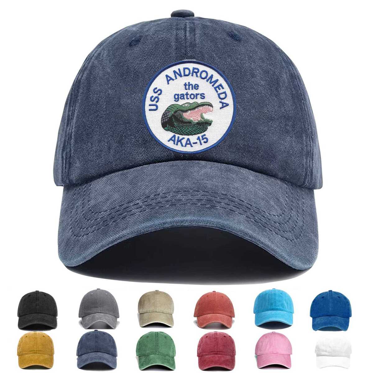 Uss Andromeda Aka 15 Attack Cargo Ship Embroidered Hat - Custom Hat