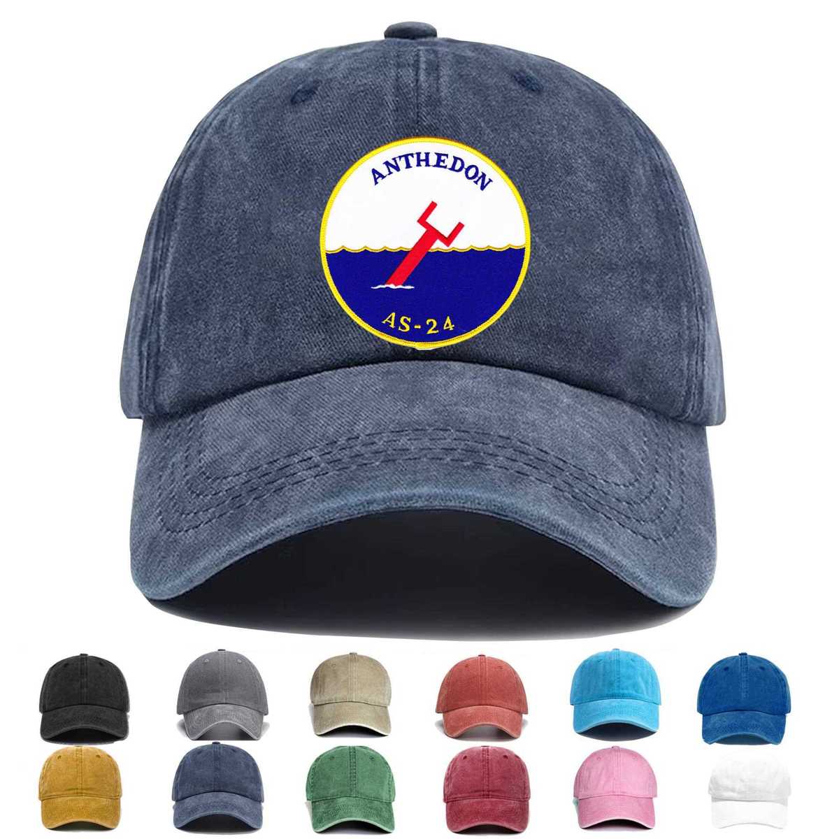 Uss Anthedon As 24 Embroidered Hat - Custom Hat