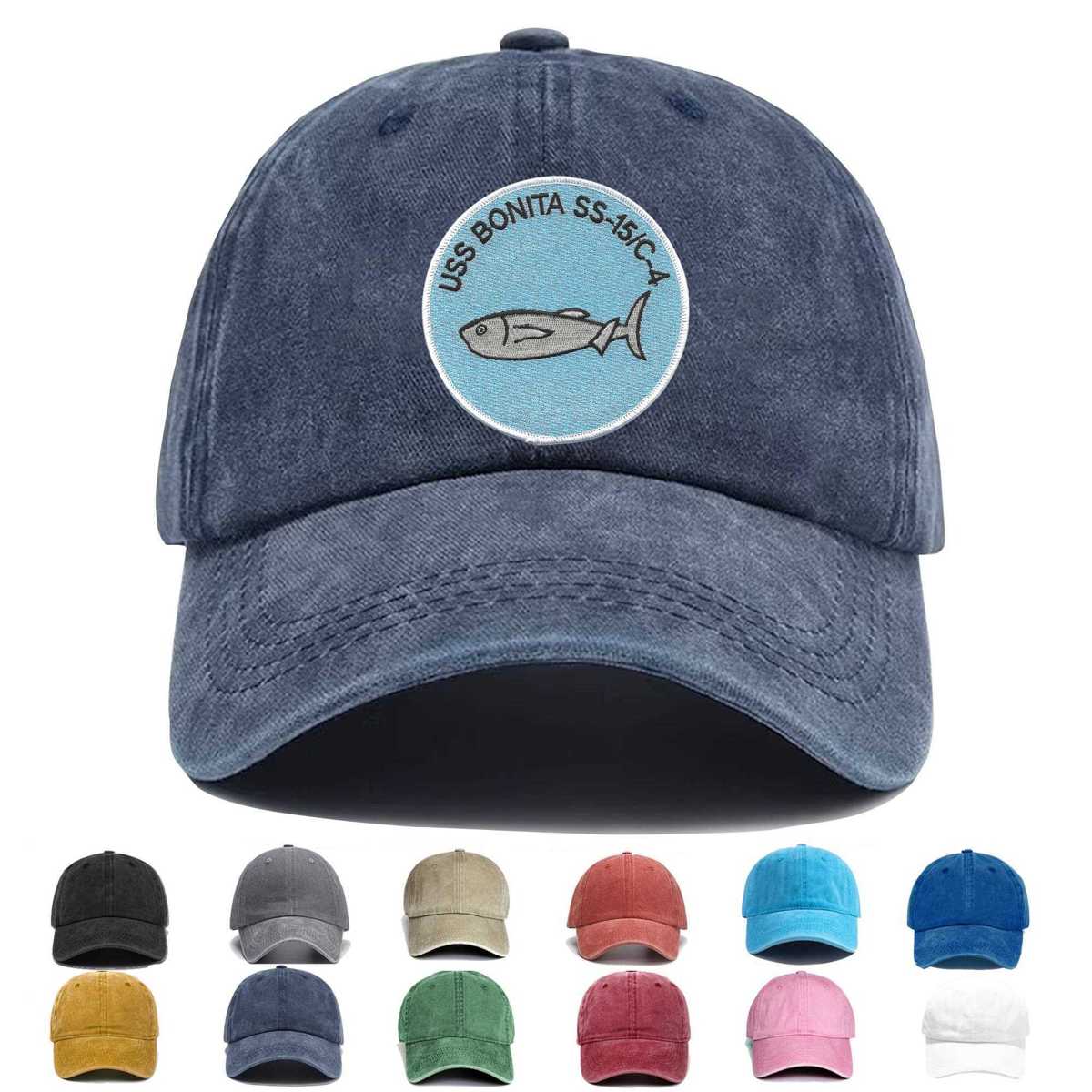 Uss Bonita Ss 15 C 4 C C Class Submarine Embroidered Hat - Custom Hat