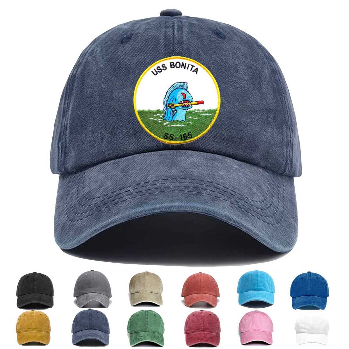 Uss Bonita Ss 165 Embroidered Hat - Custom Hat