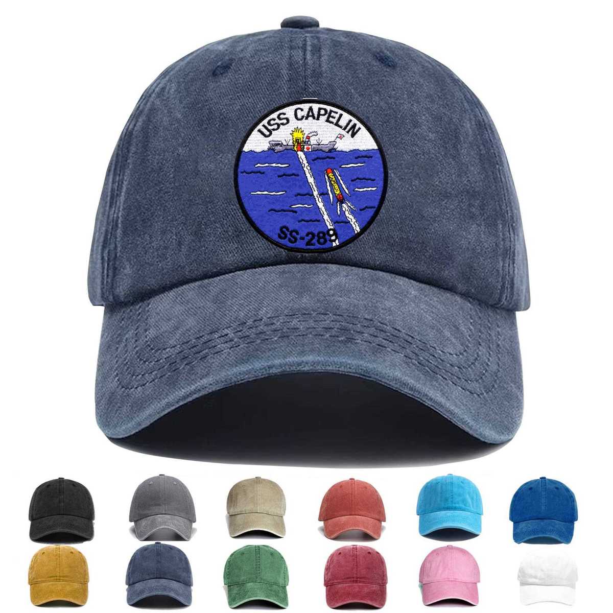 Uss Capelin Ss 289 Embroidered Hat - Custom Hat