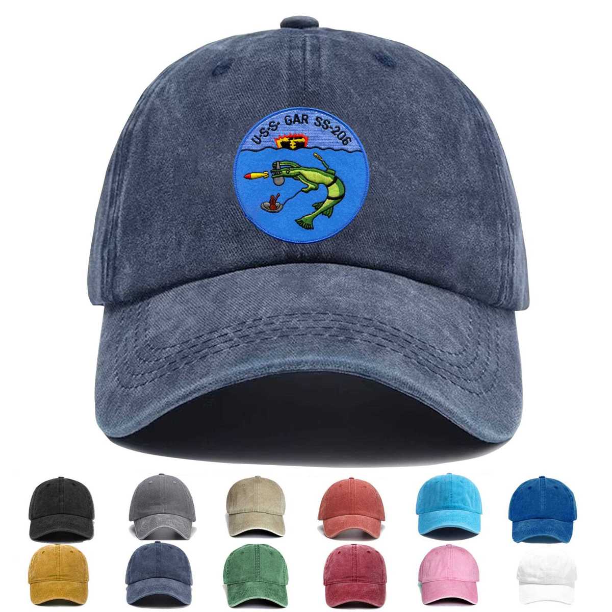 Uss Gar Ss 206 Embroidered Hat - Custom Hat
