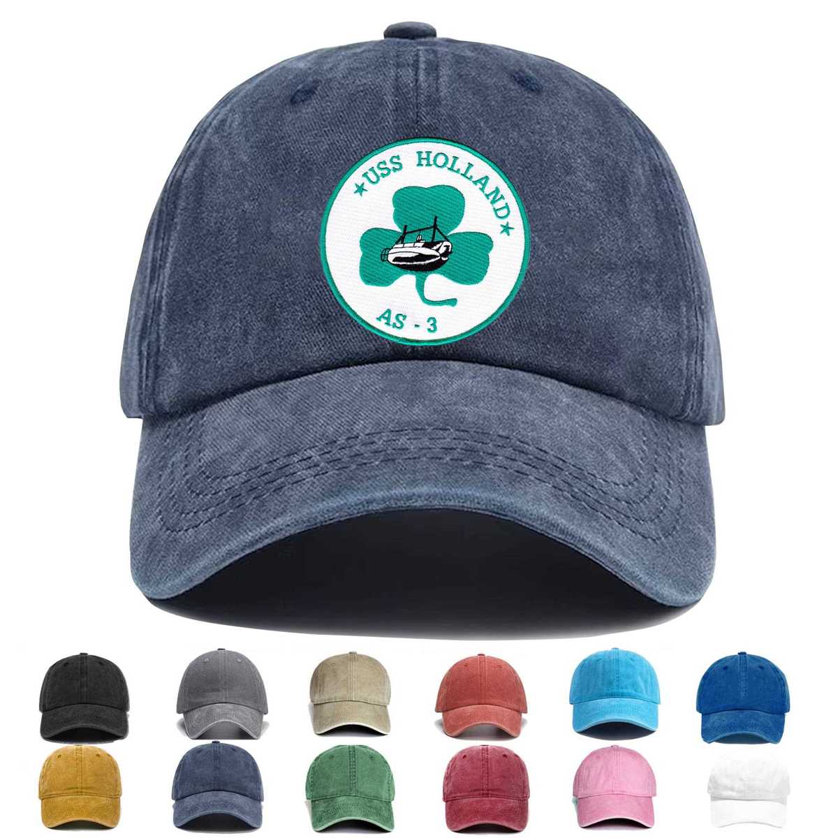 Uss Holland As 3 Embroidered Hat - Custom Hat