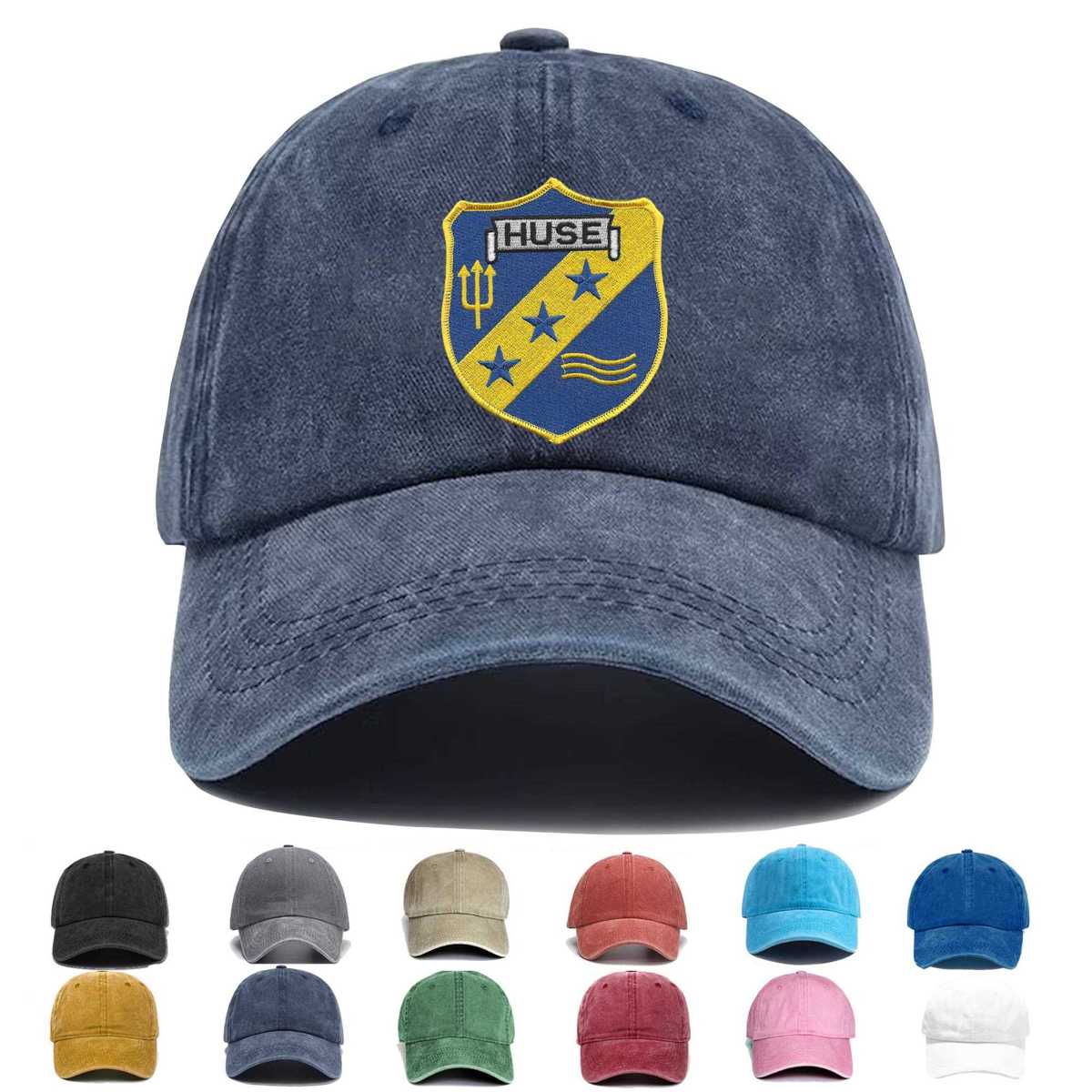 Uss Huse De 145 Destroyer Escort Ship Embroidered Hat - Custom Hat