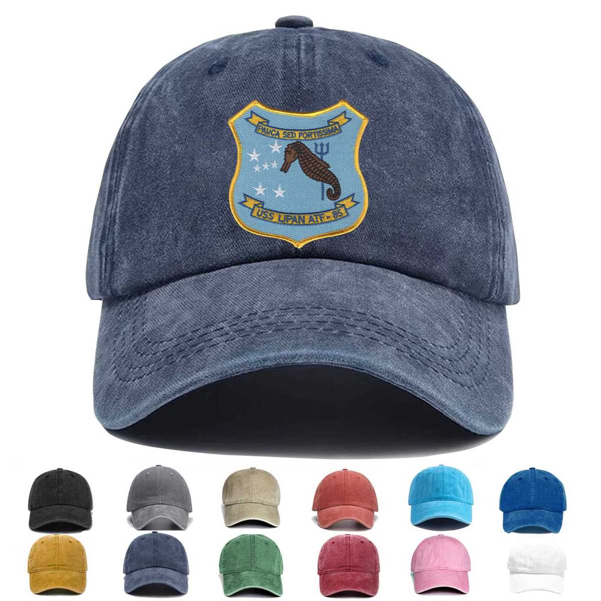 Uss Lipan Atf 85 Embroidered Hat - Custom Hat