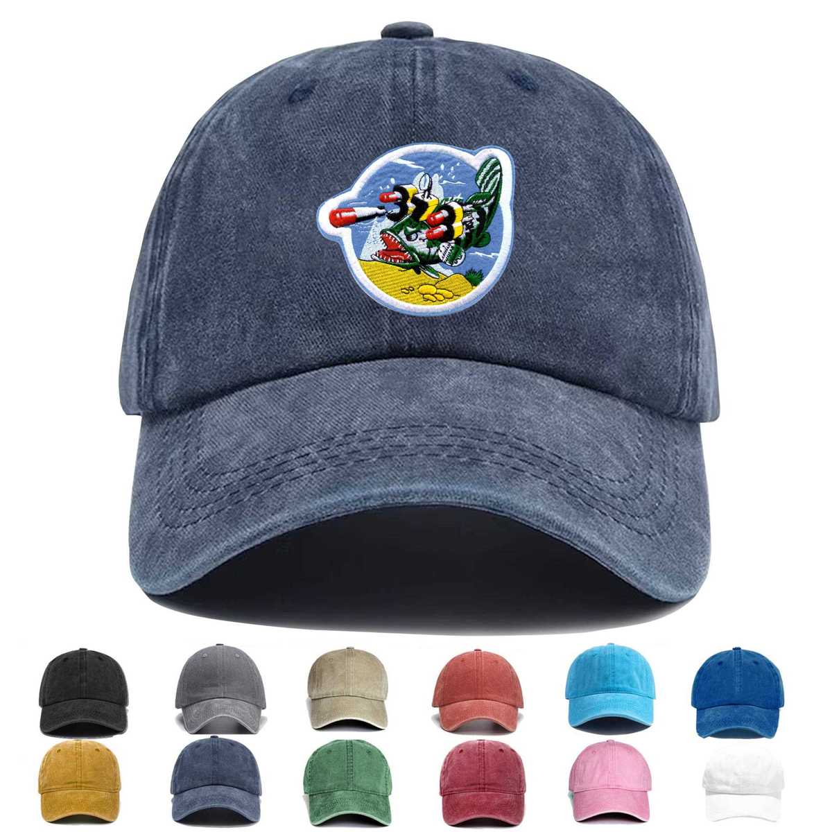Uss Mero Ss 378 Large Embroidered Hat - Custom Hat