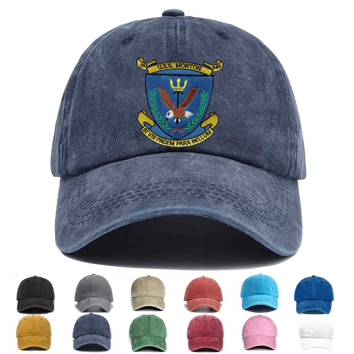 Uss Morton Dd 948 Embroidered Hat - Custom Hat