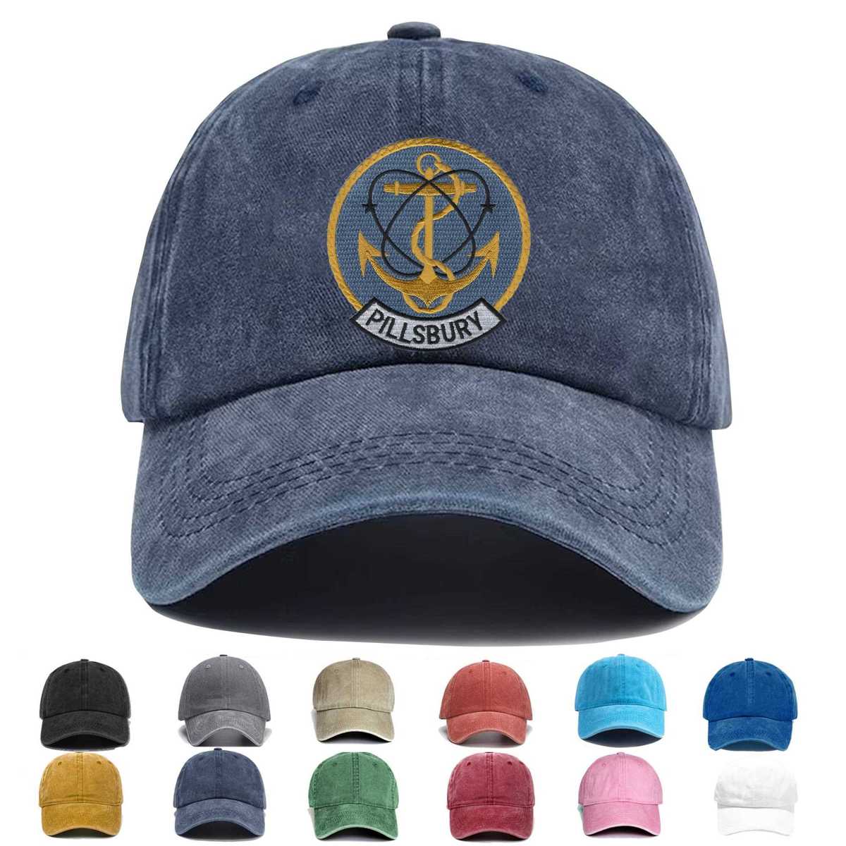 Uss Pillsbury De 133 Embroidered Hat - Custom Hat