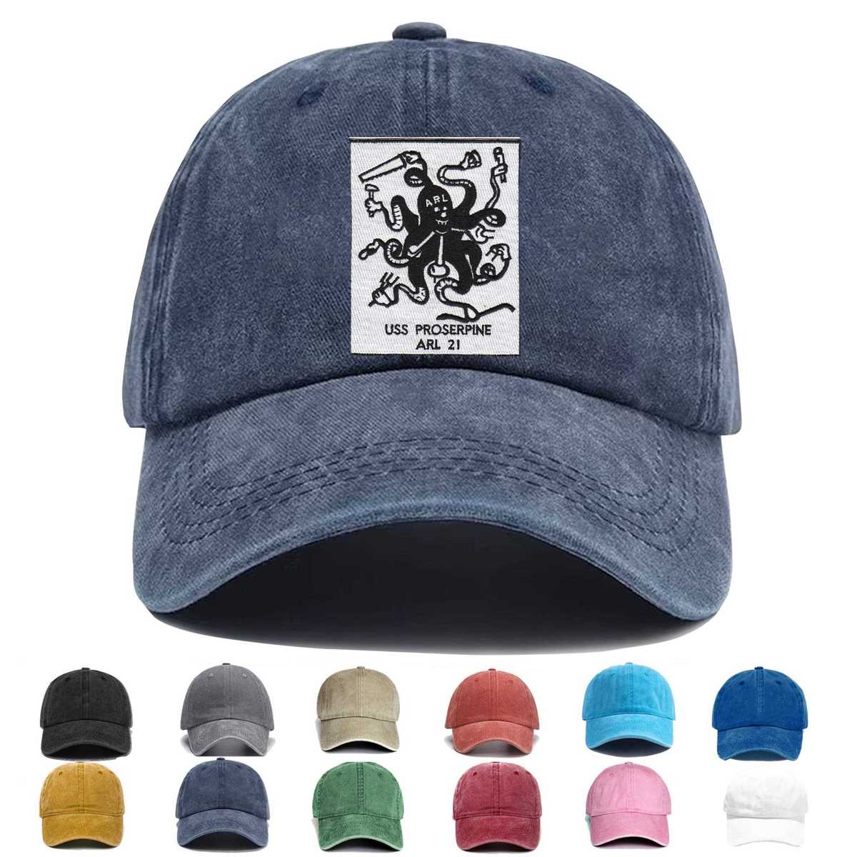 Uss Proserpine Arl 21 Embroidered Hat - Custom Hat