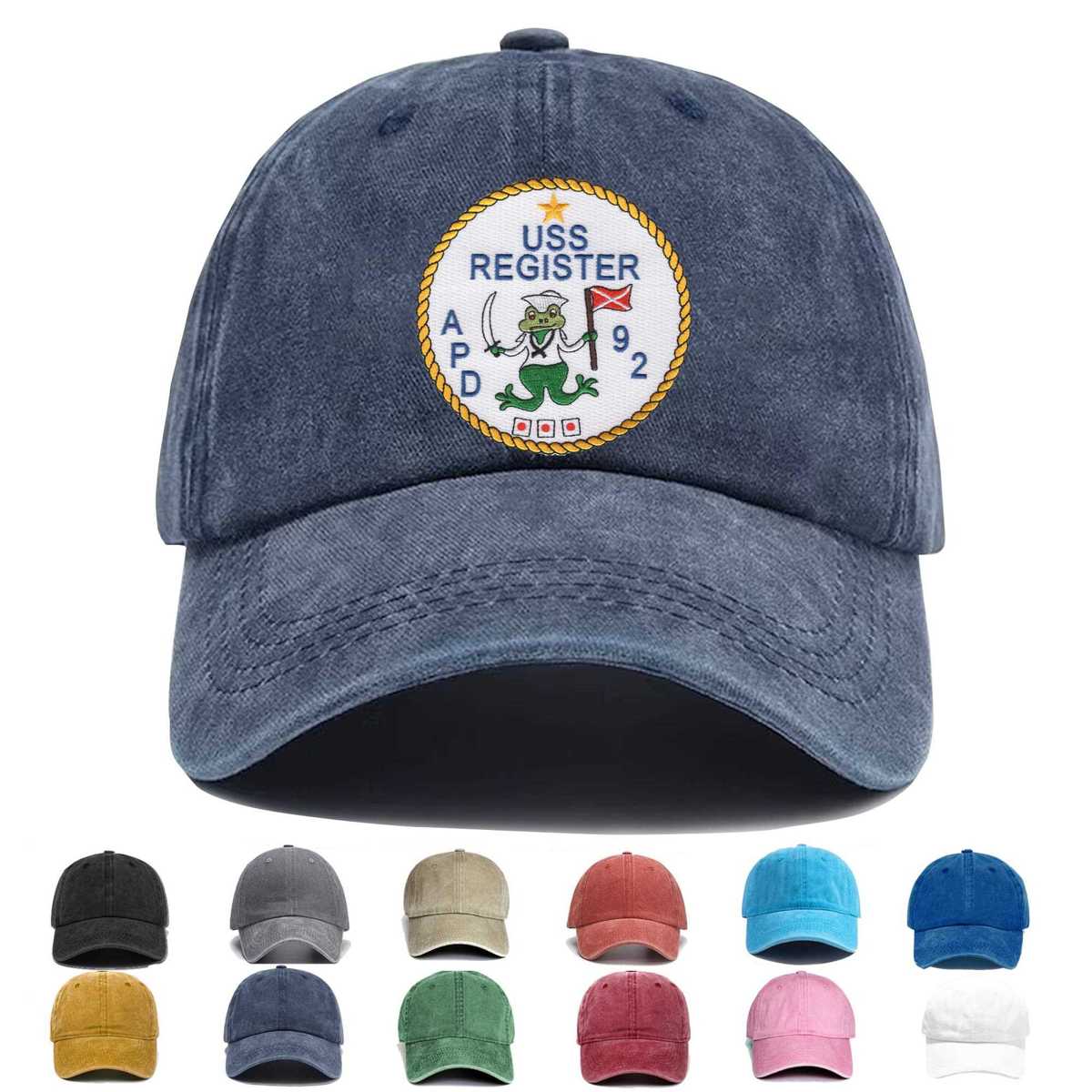 Uss Register Apd 92 Embroidered Hat - Custom Hat