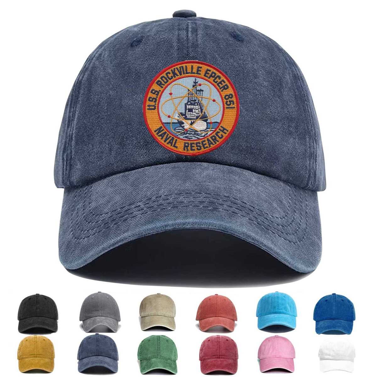 Uss Rockville Epcer 851 Embroidered Hat - Custom Hat
