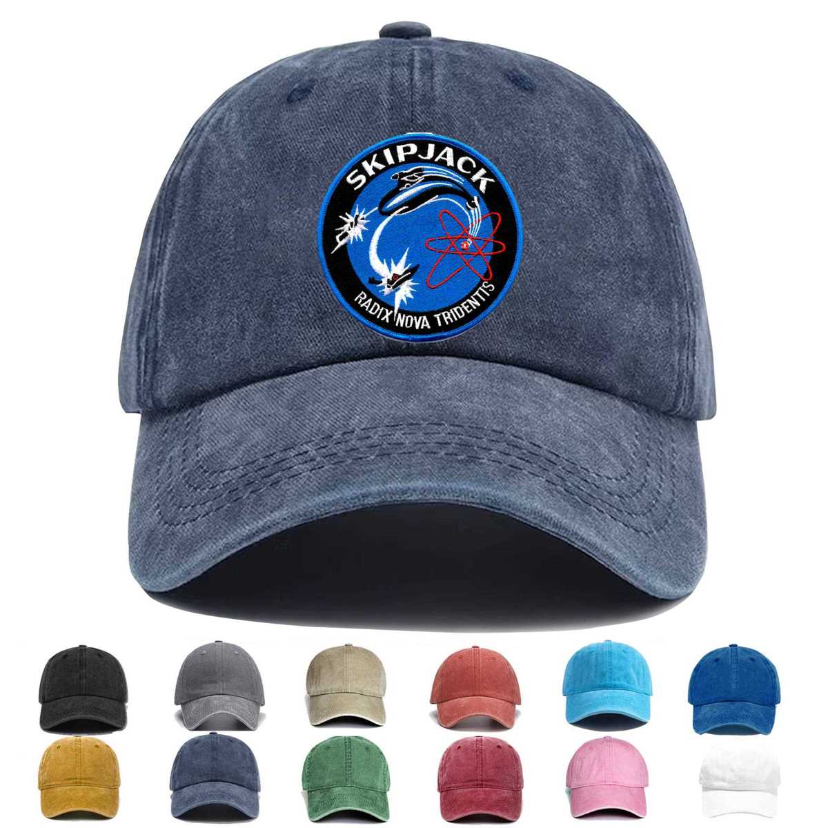 Uss Skipjack Ssn 585 Embroidered Hat - Custom Hat
