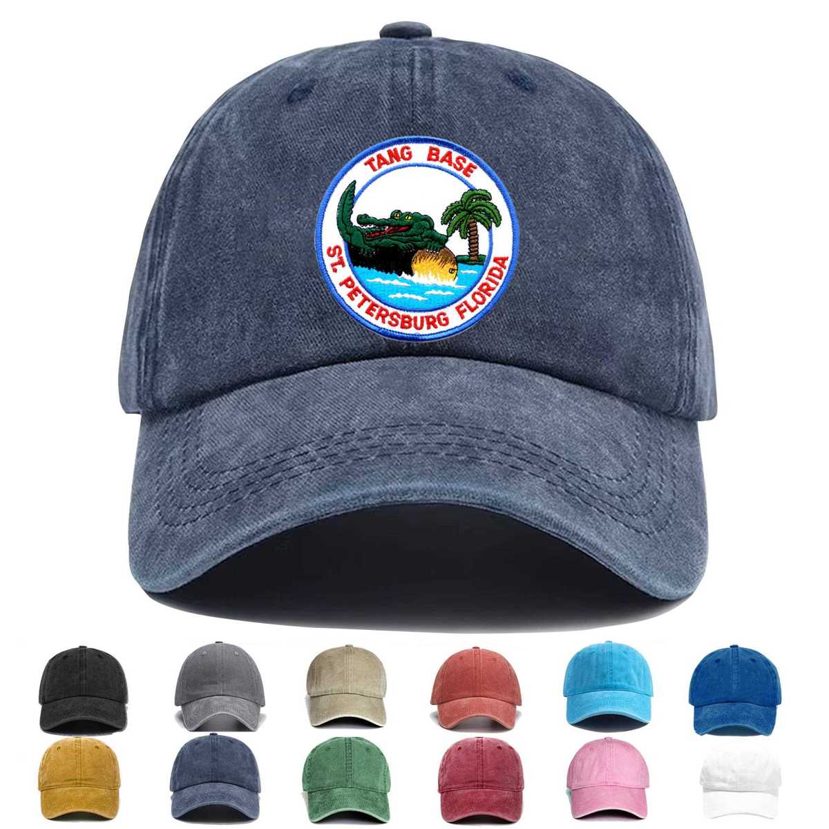 Uss Tang Veterans Base St Petersburg Florida Embroidered Hat - Custom Hat