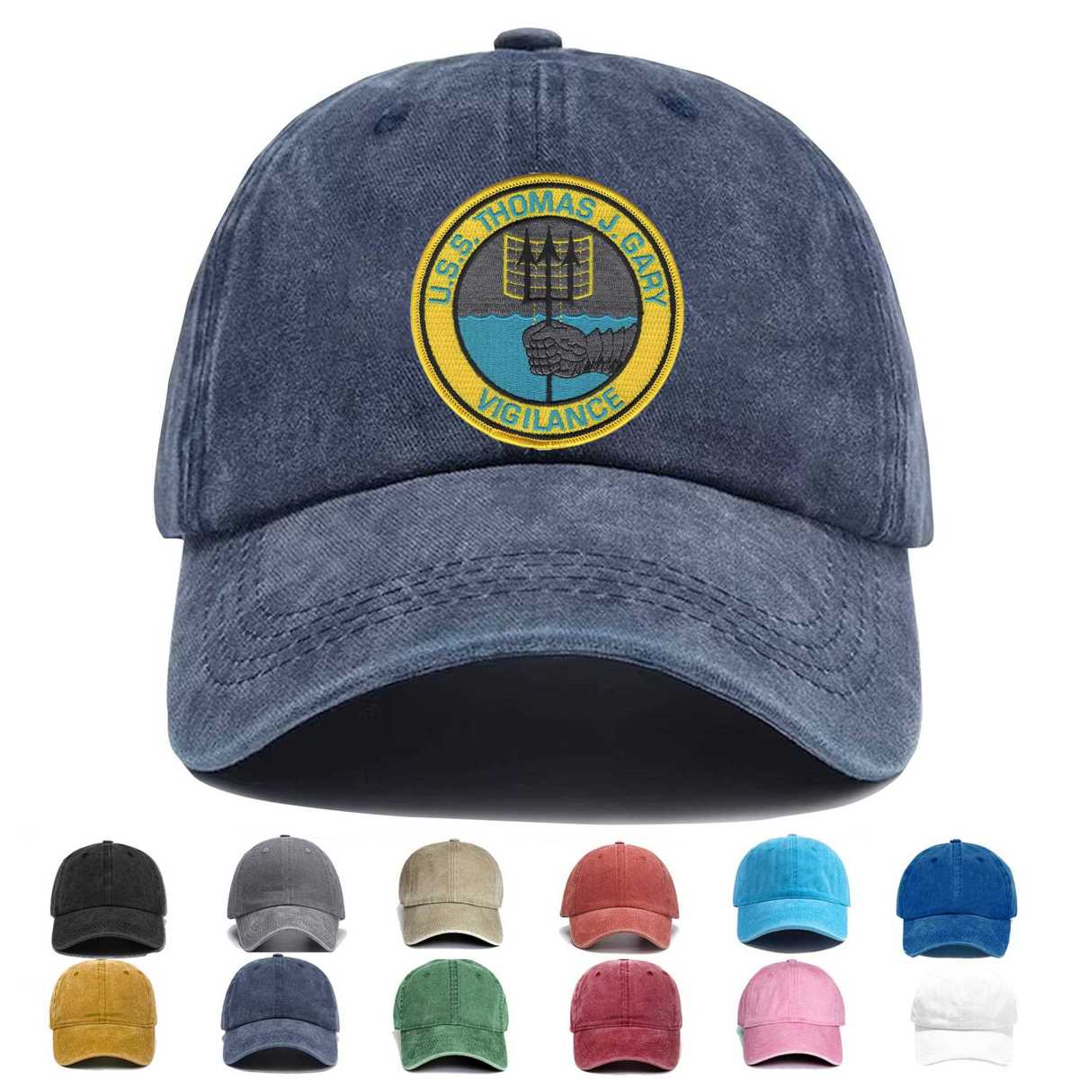 Uss Thomas J Gary De 326 Embroidered Hat - Custom Hat