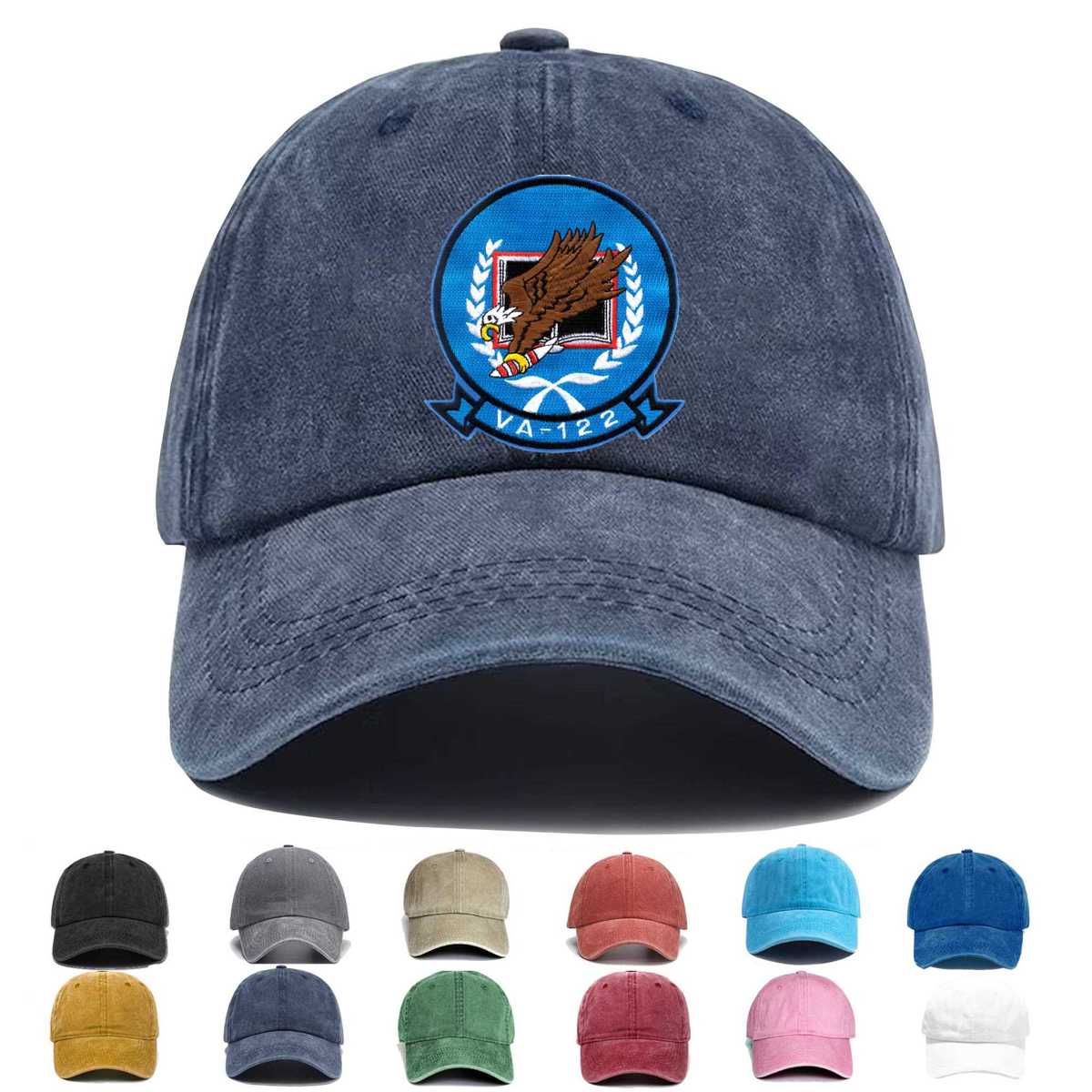 Va 122 Attack Squadron Flying Eagles Embroidered Hat - Custom Hat