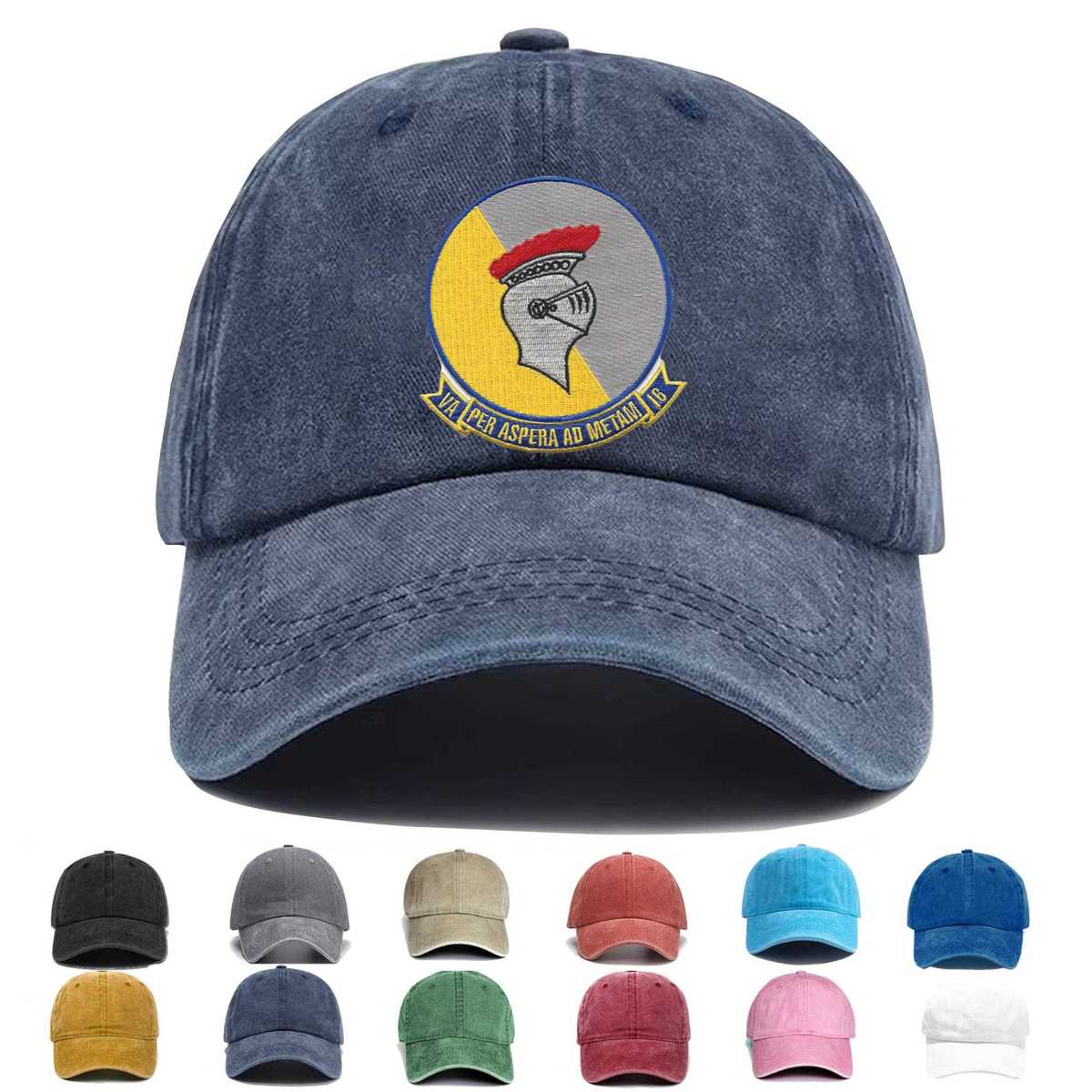Va 16 Attack Squadron Sixteen Embroidered Hat - Custom Hat