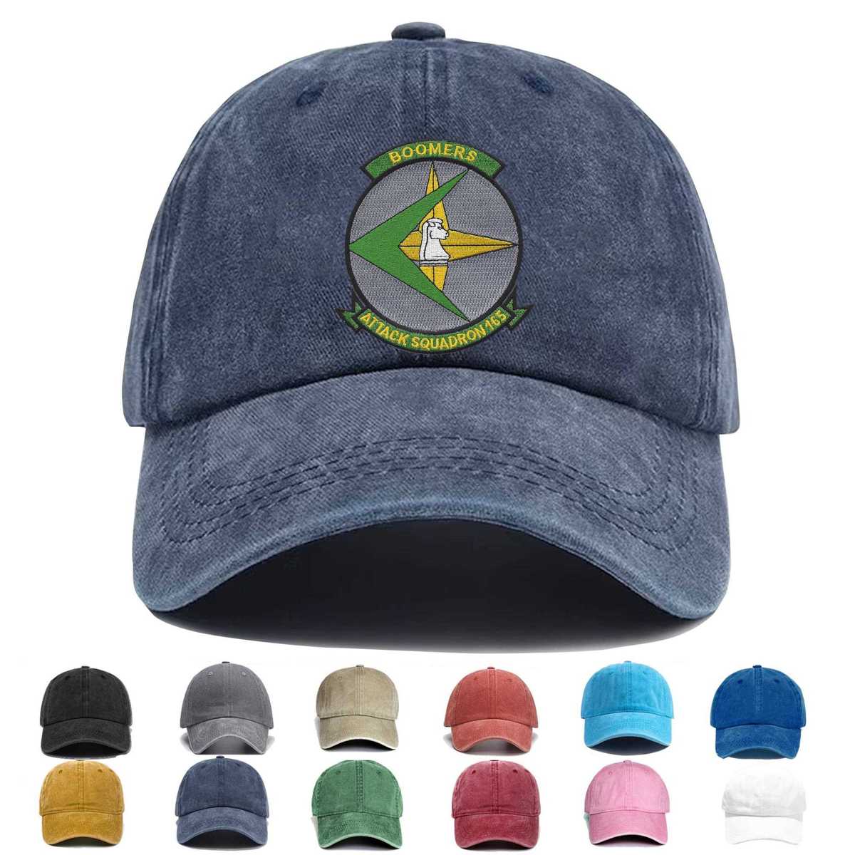Va 165 Attack Squadron Boomers Embroidered Hat - Custom Hat