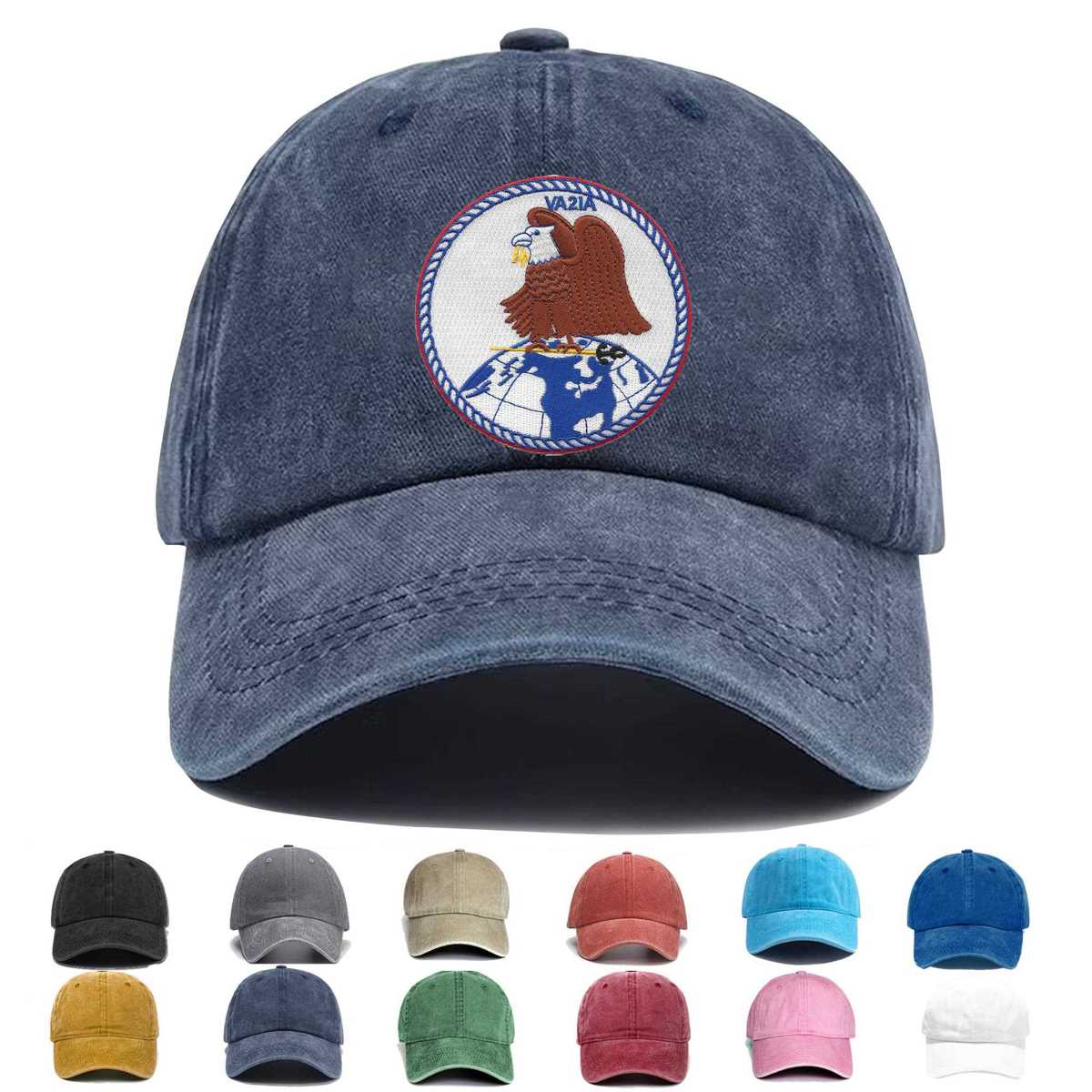 Va 21 Attack Reserve Squadron Twenty One Embroidered Hat - Custom Hat