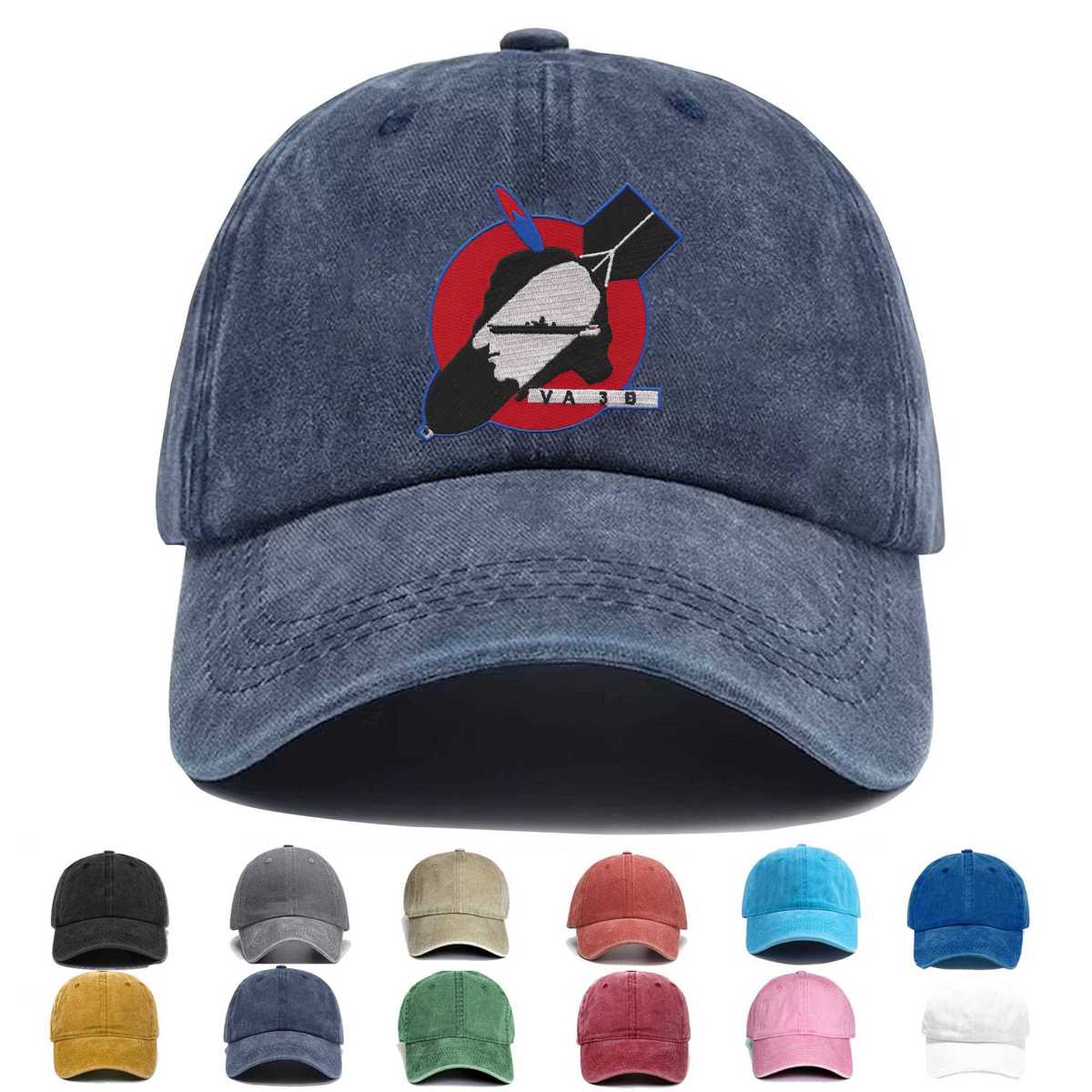 Va 3 B Attack Reserve Squadron Three Bravo Embroidered Hat - Custom Hat