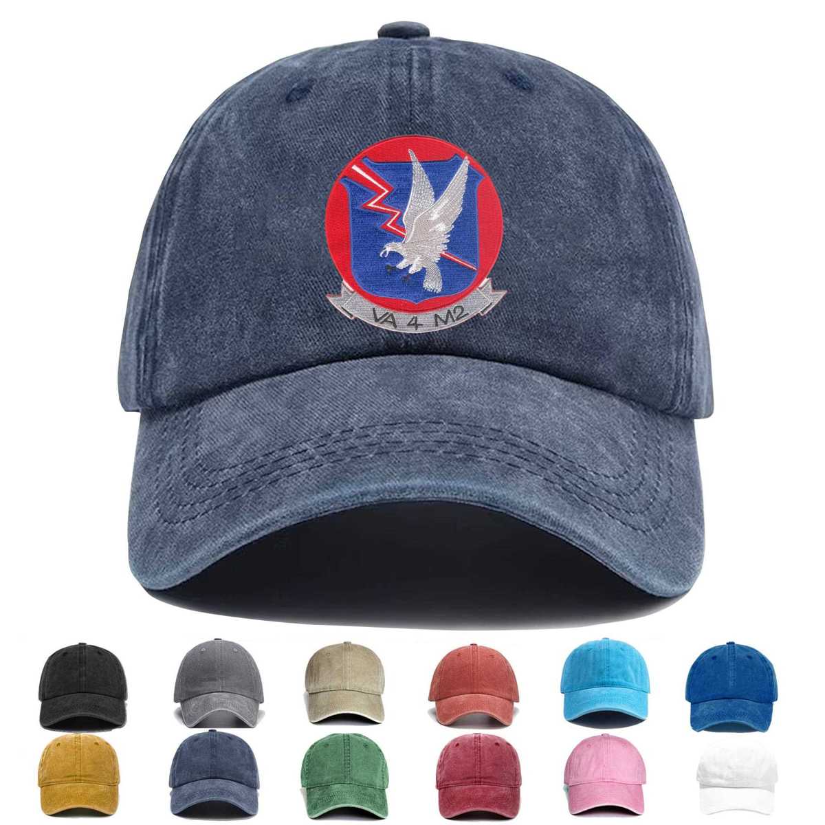 Va 4 M2 Attack Squadron Four M Two Embroidered Hat - Custom Hat