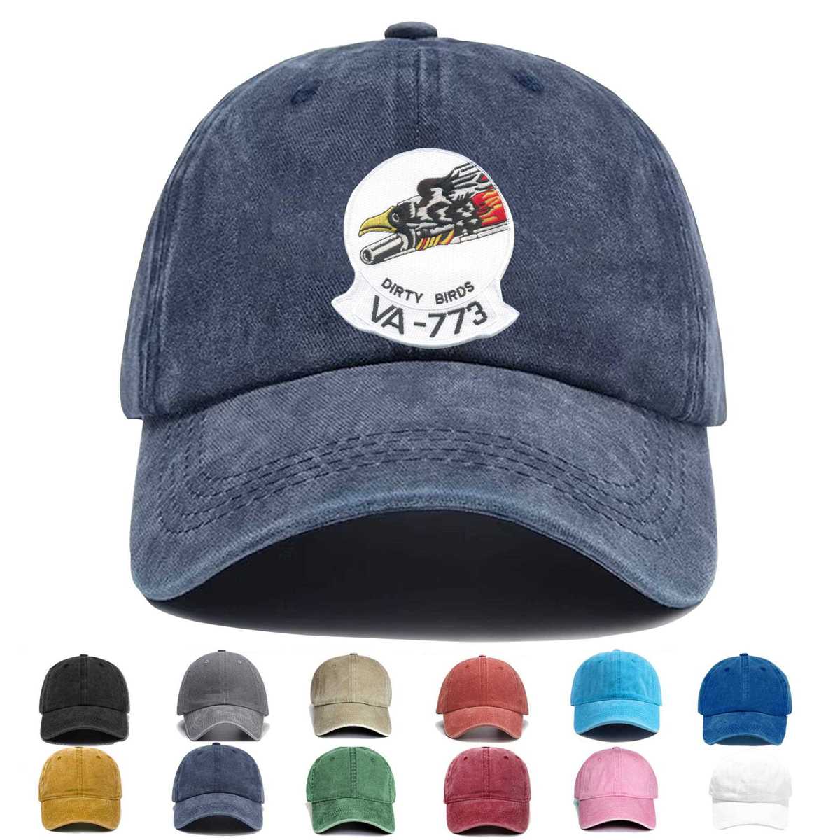 Va 773 Attack Reserve Squadron Seven Seven Three Embroidered Hat - Custom Hat