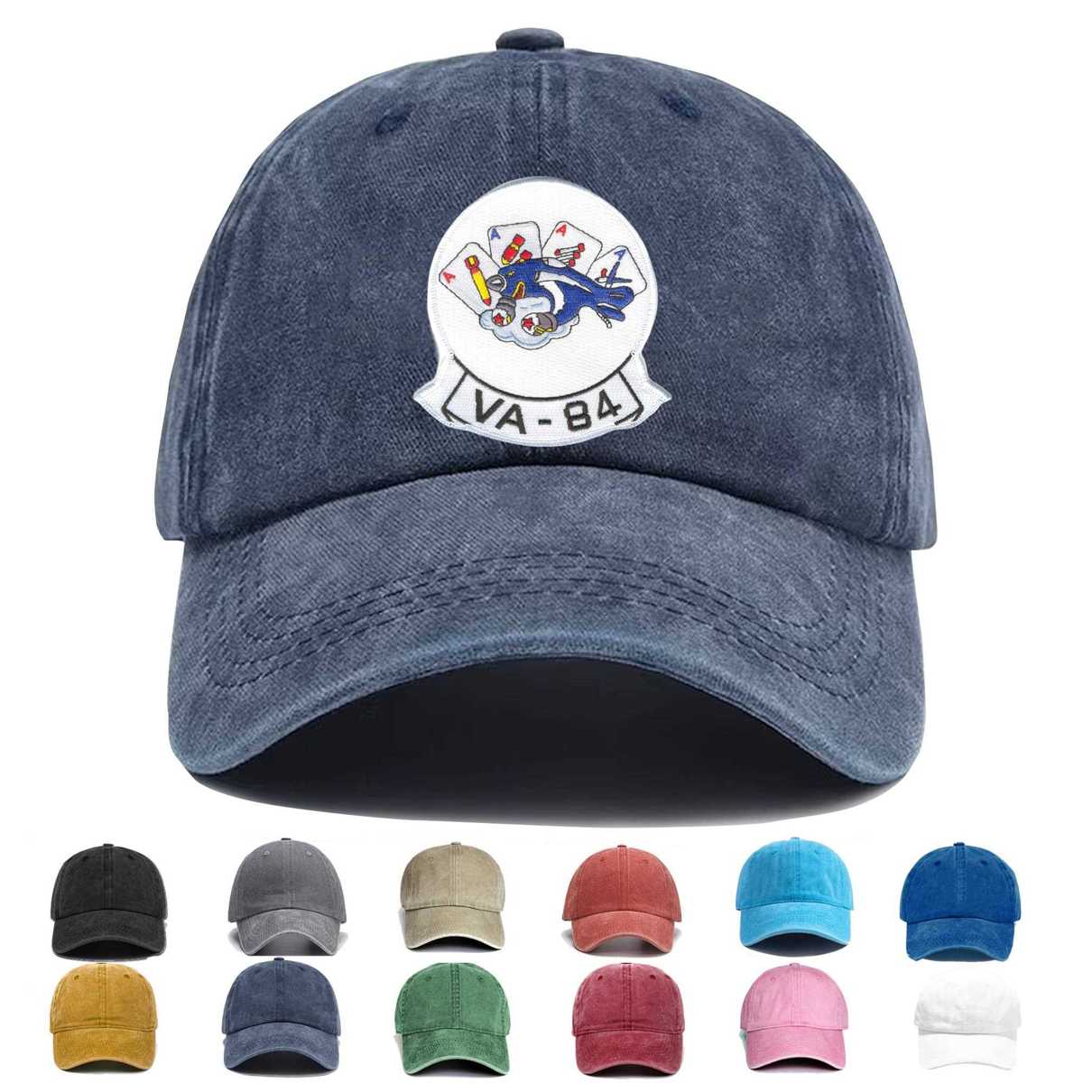 Va 84 Aviation Attack Squardron Eighty Four Embroidered Hat - Custom Hat