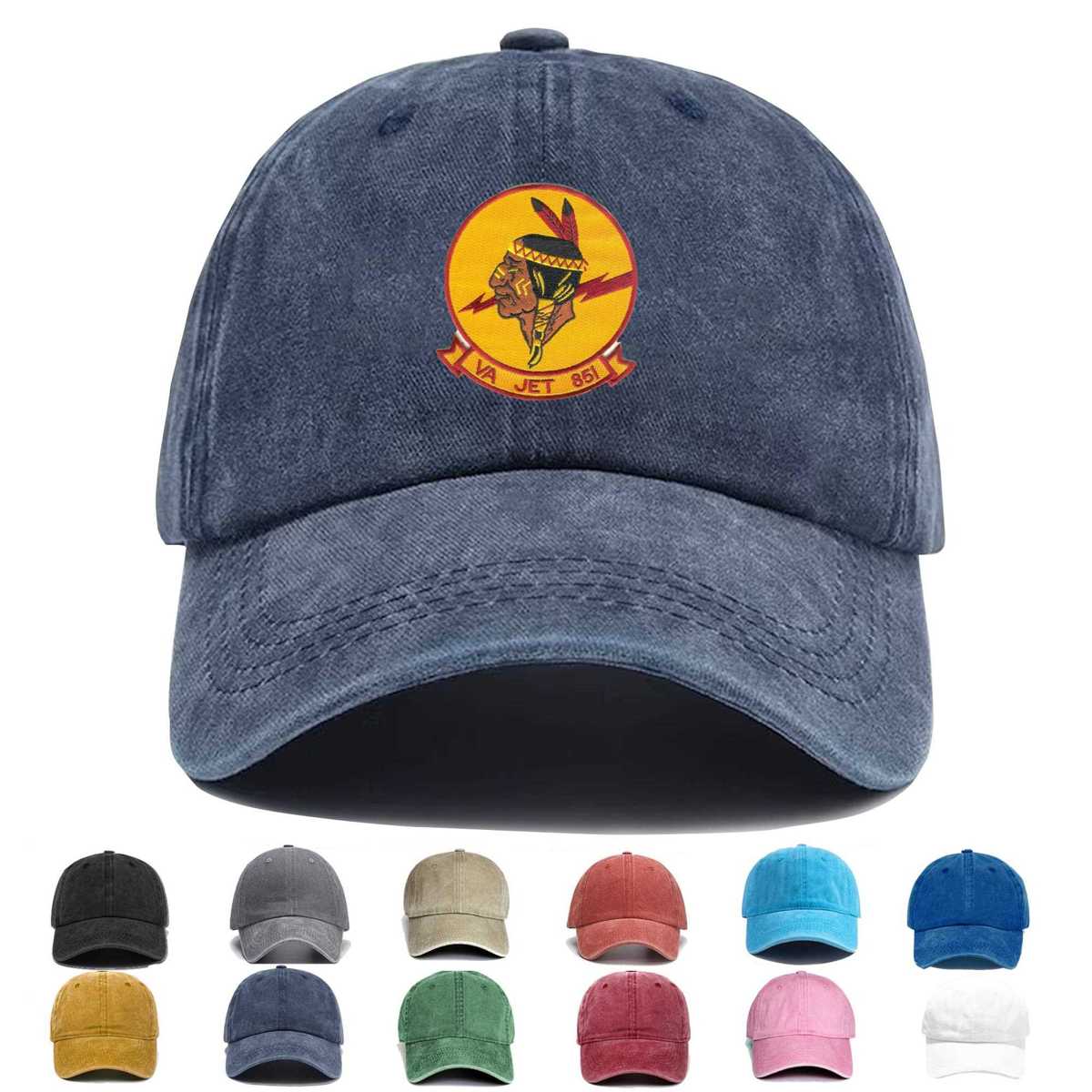 Va 851 Attack Reserve Squadron Eight Five One Embroidered Hat - Custom Hat