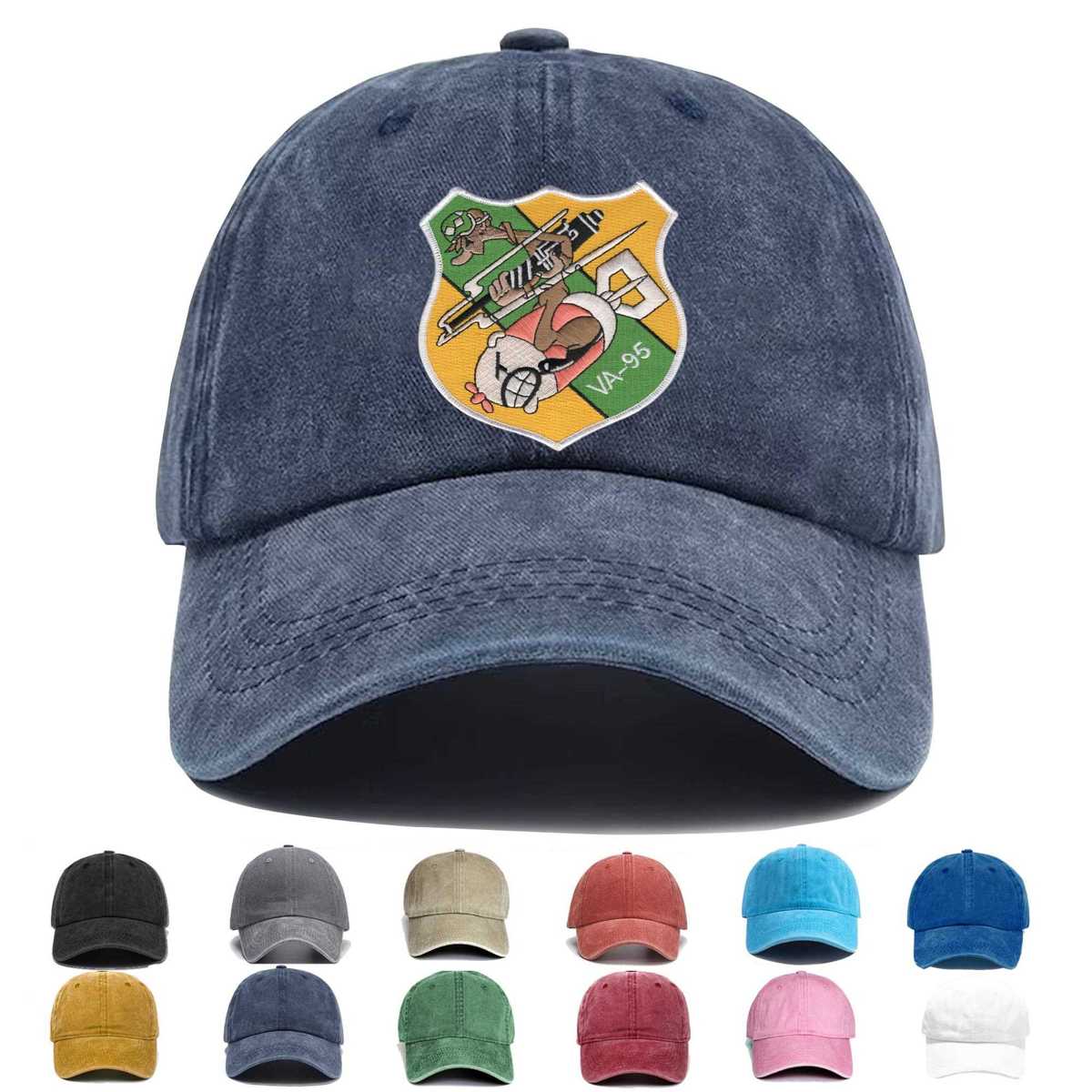Va 95 Attack Squadron Ninety Five Version A Embroidered Hat - Custom Hat