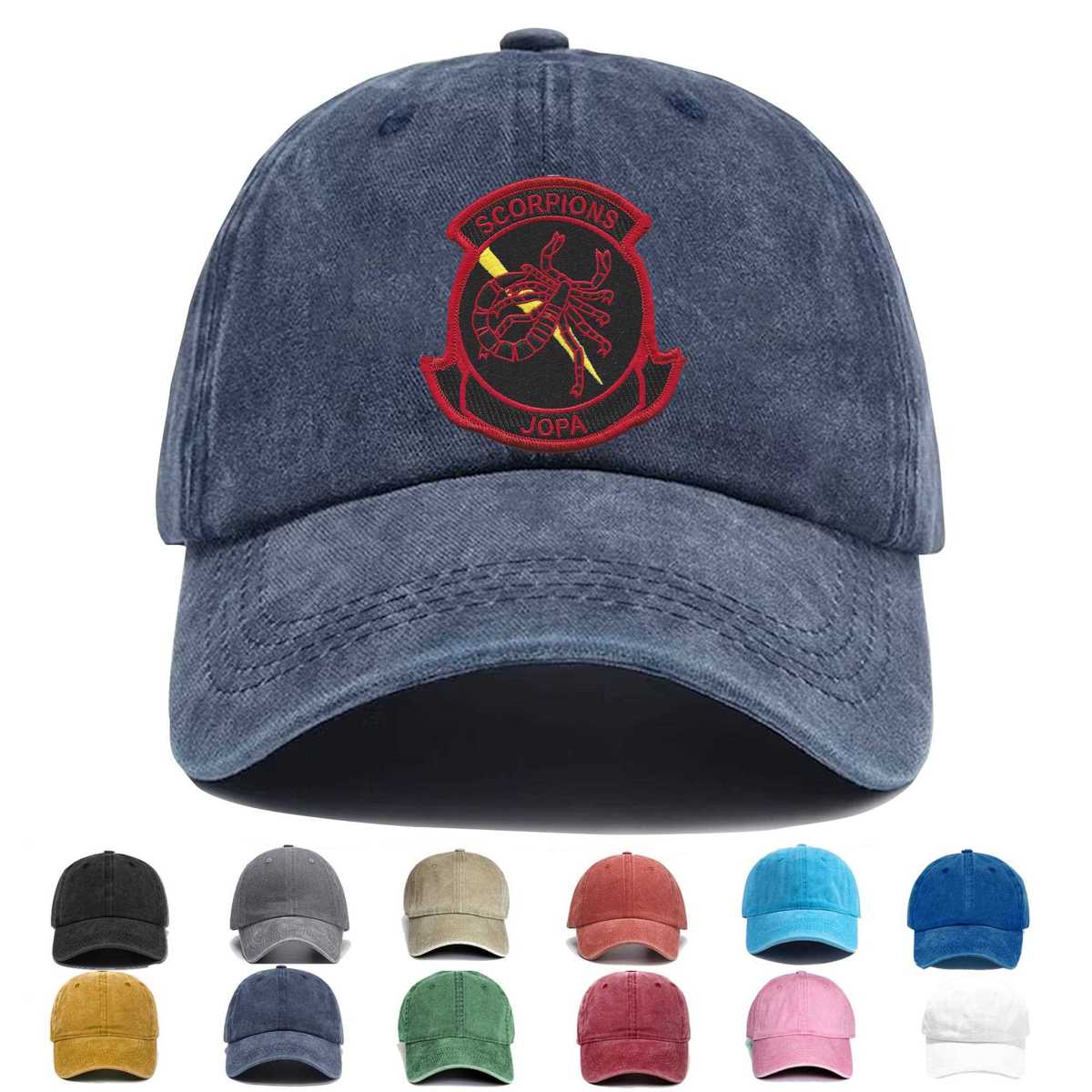 Vaq 132 Electronic Attack Squadron Small Embroidered Hat - Custom Hat