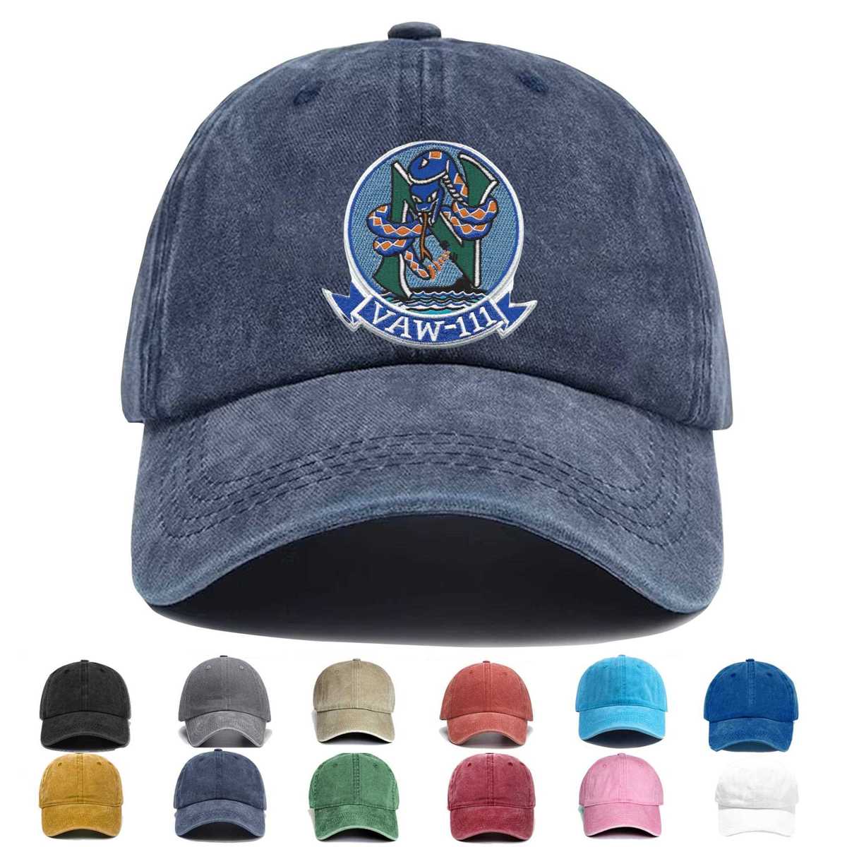 Vaw 111 Airborne Carrier Early Warning Squadron Embroidered Hat - Custom Hat
