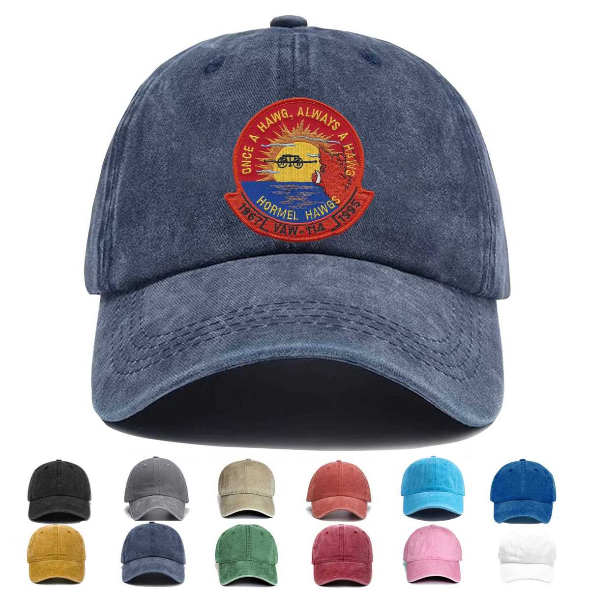 Vaw 114 Airborne Early Warning Squadron Embroidered Hat - Custom Hat